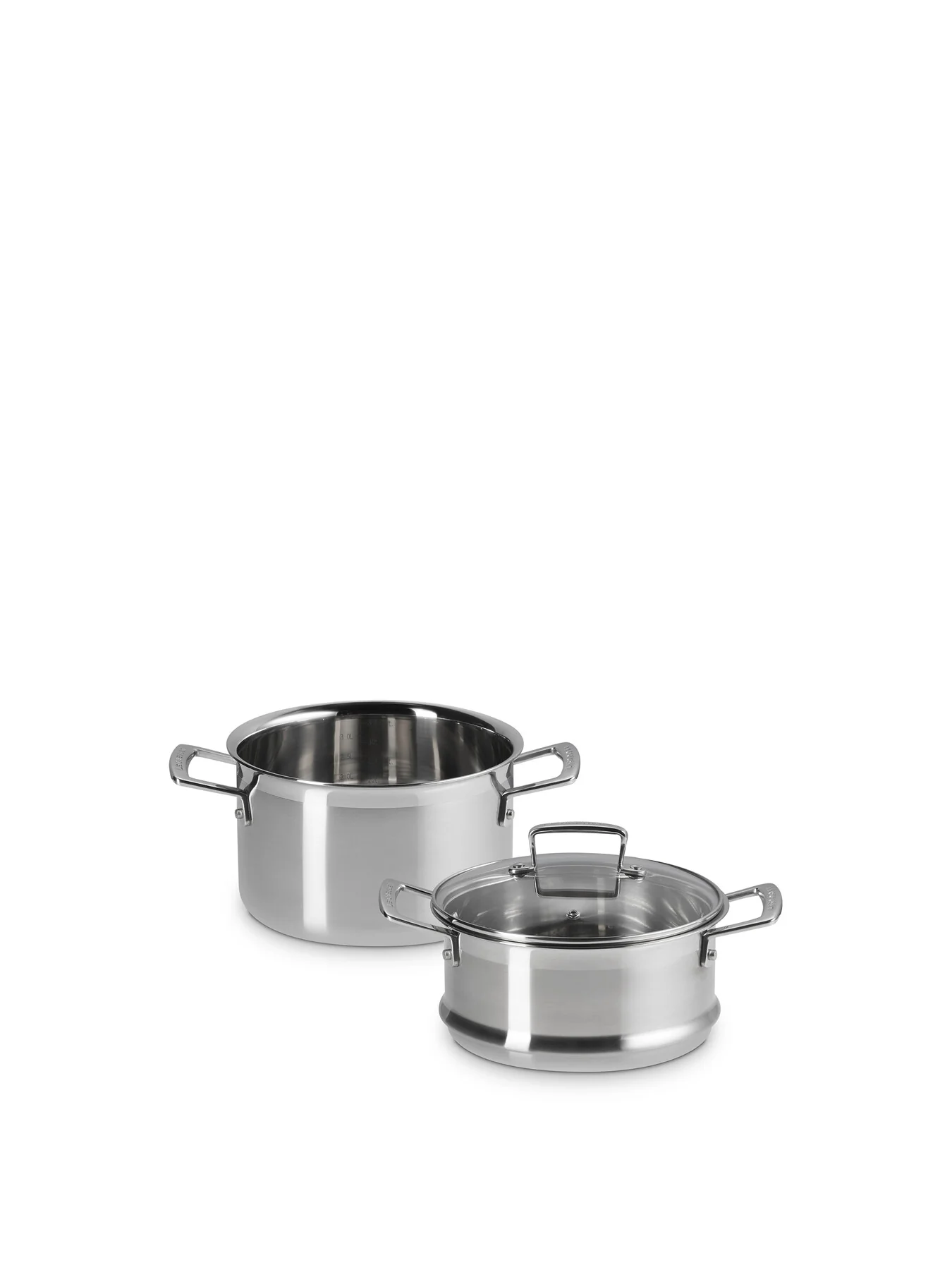 3 Ply 20cm Casserole with Steamer and Lid - Image 5