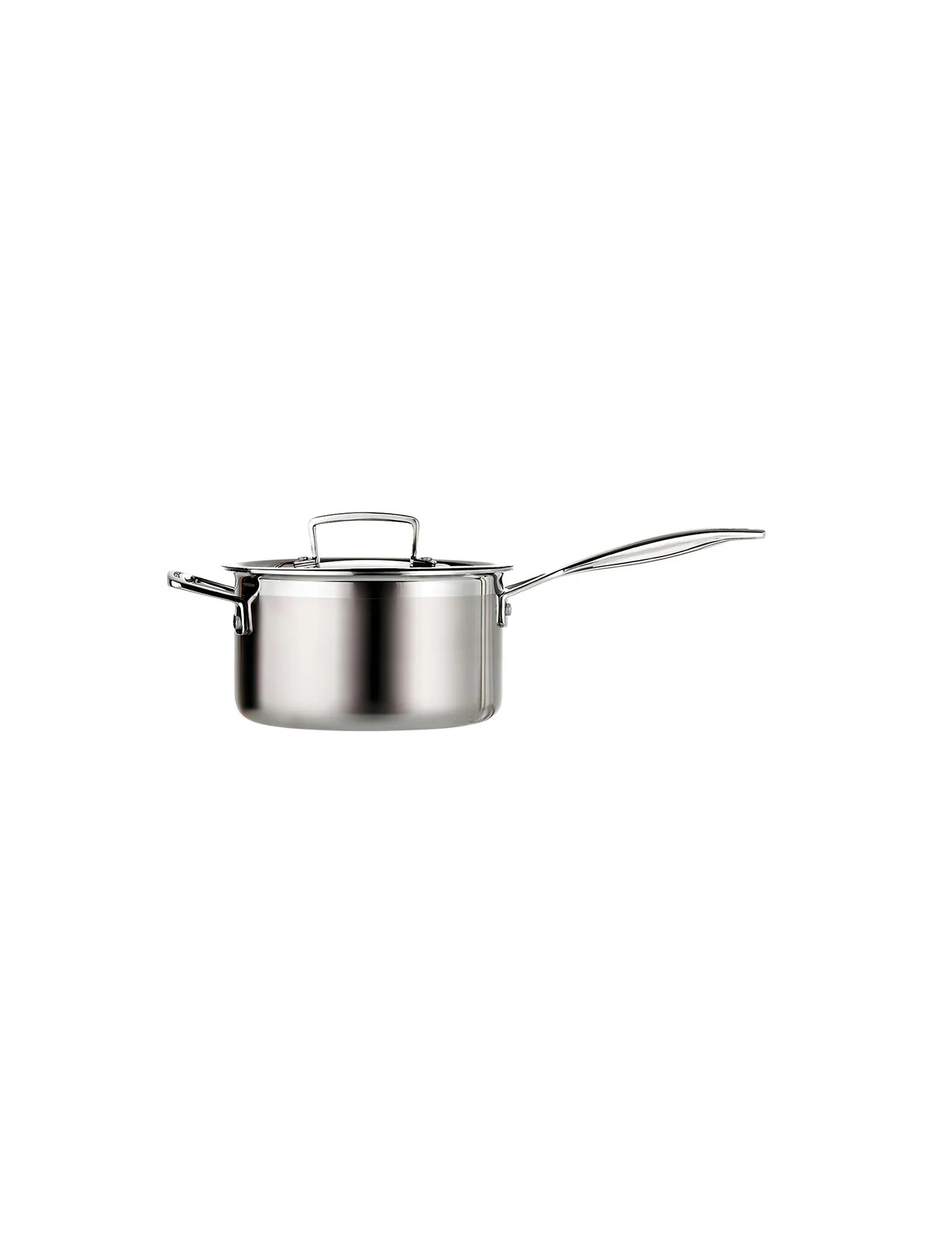 3-Ply Stainless Steel Saucepan with Lid Helper Handle 16cm - Image 3