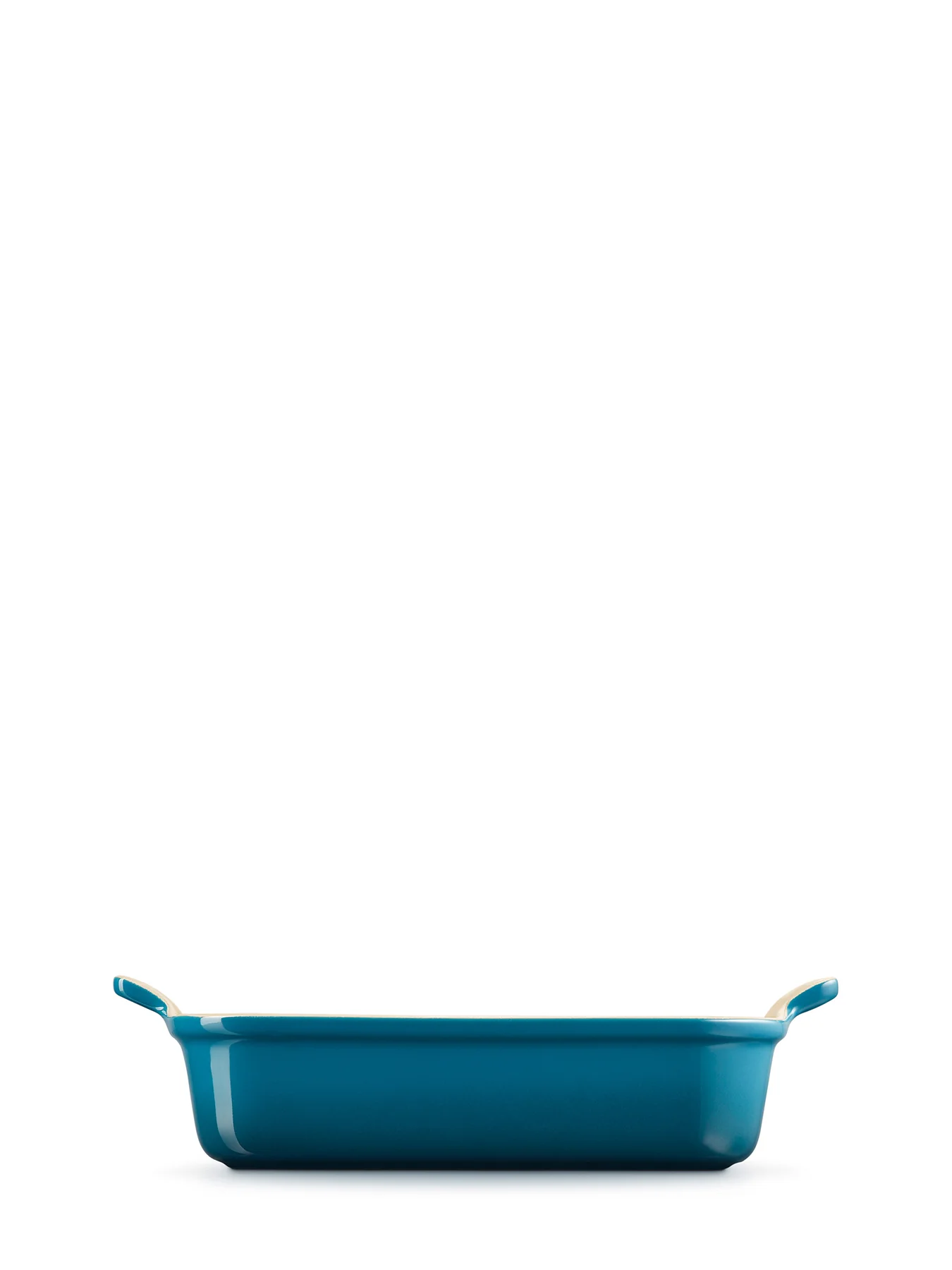 Stoneware Heritage Rectangular Dish Deep Teal 26cm - Image 3