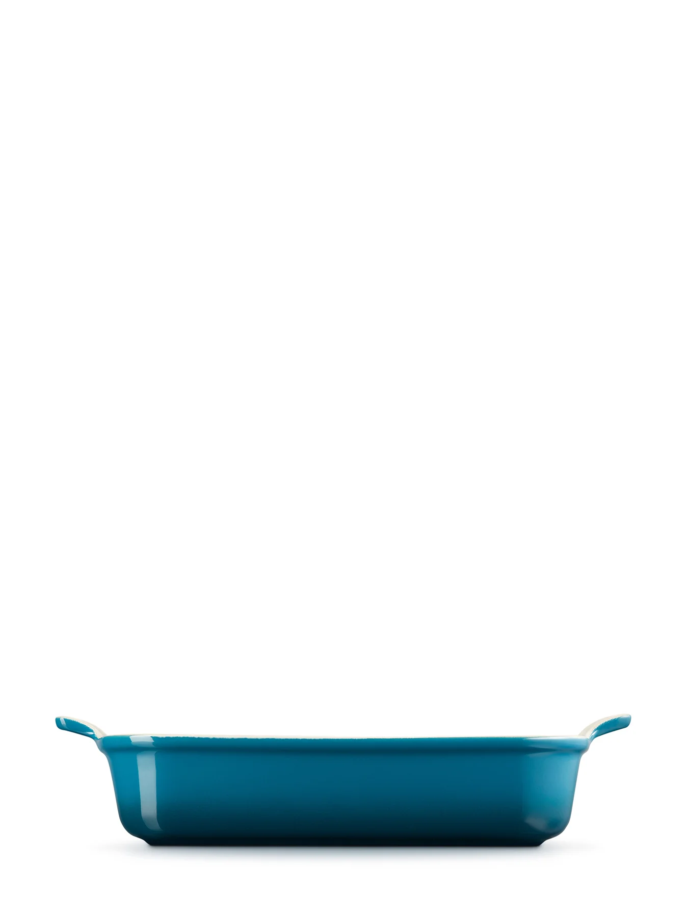 Stoneware Heritage Rectangular Dish Deep Teal 32cm - Image 3