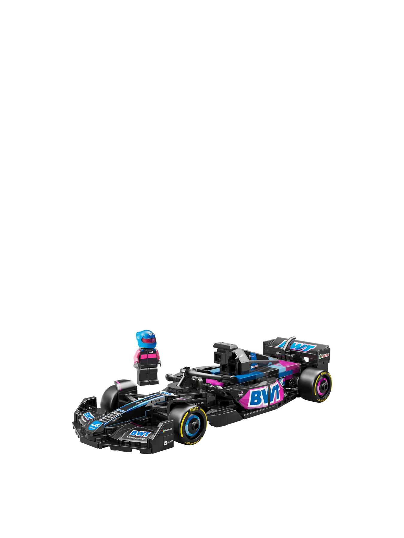 Speed Champions BWT Alpine F1 Team A524 Race Car 77248 - Image 2