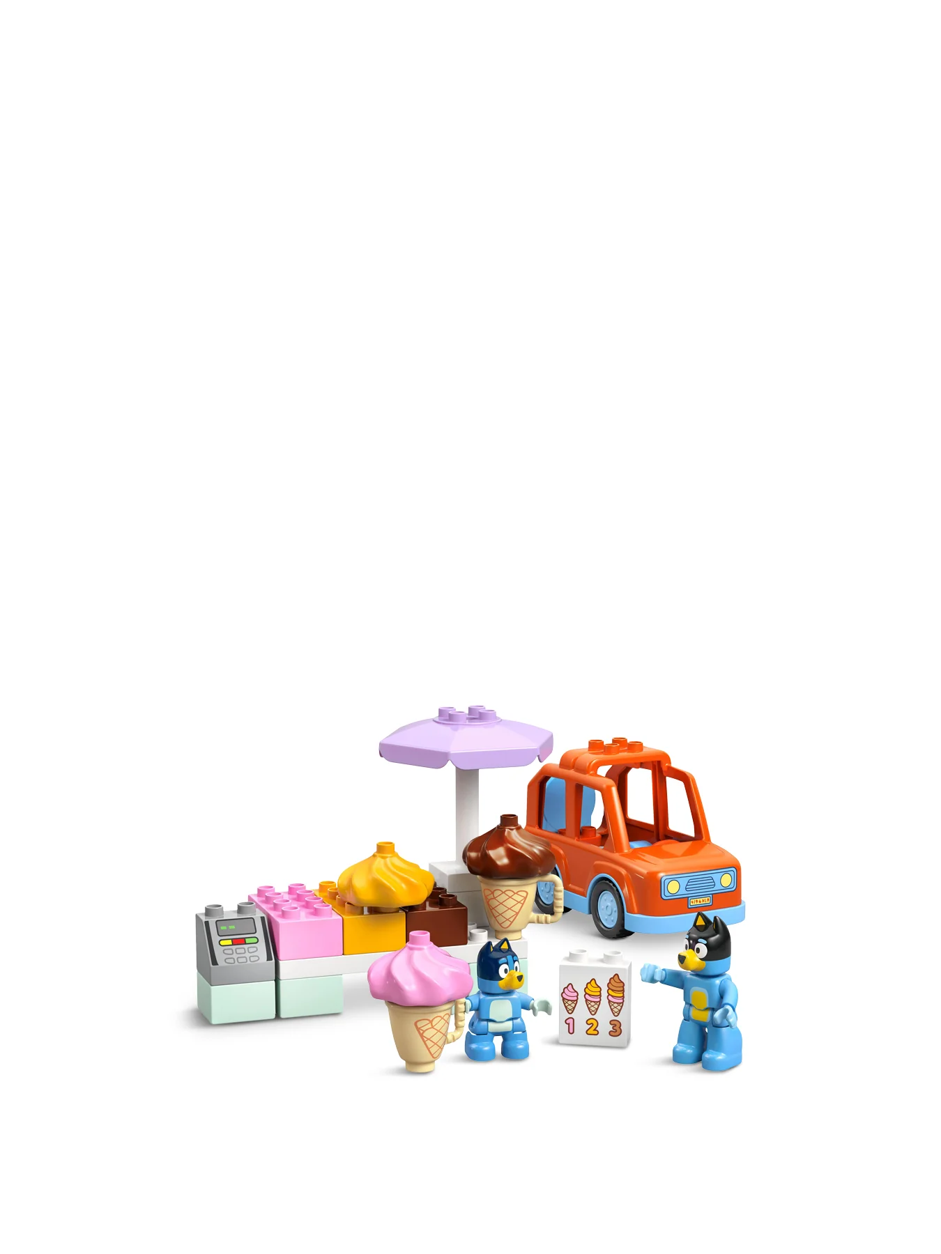 LEGO DUPLO Bluey Ice Cream Trip with Bluey Toy 10458 - Image 2