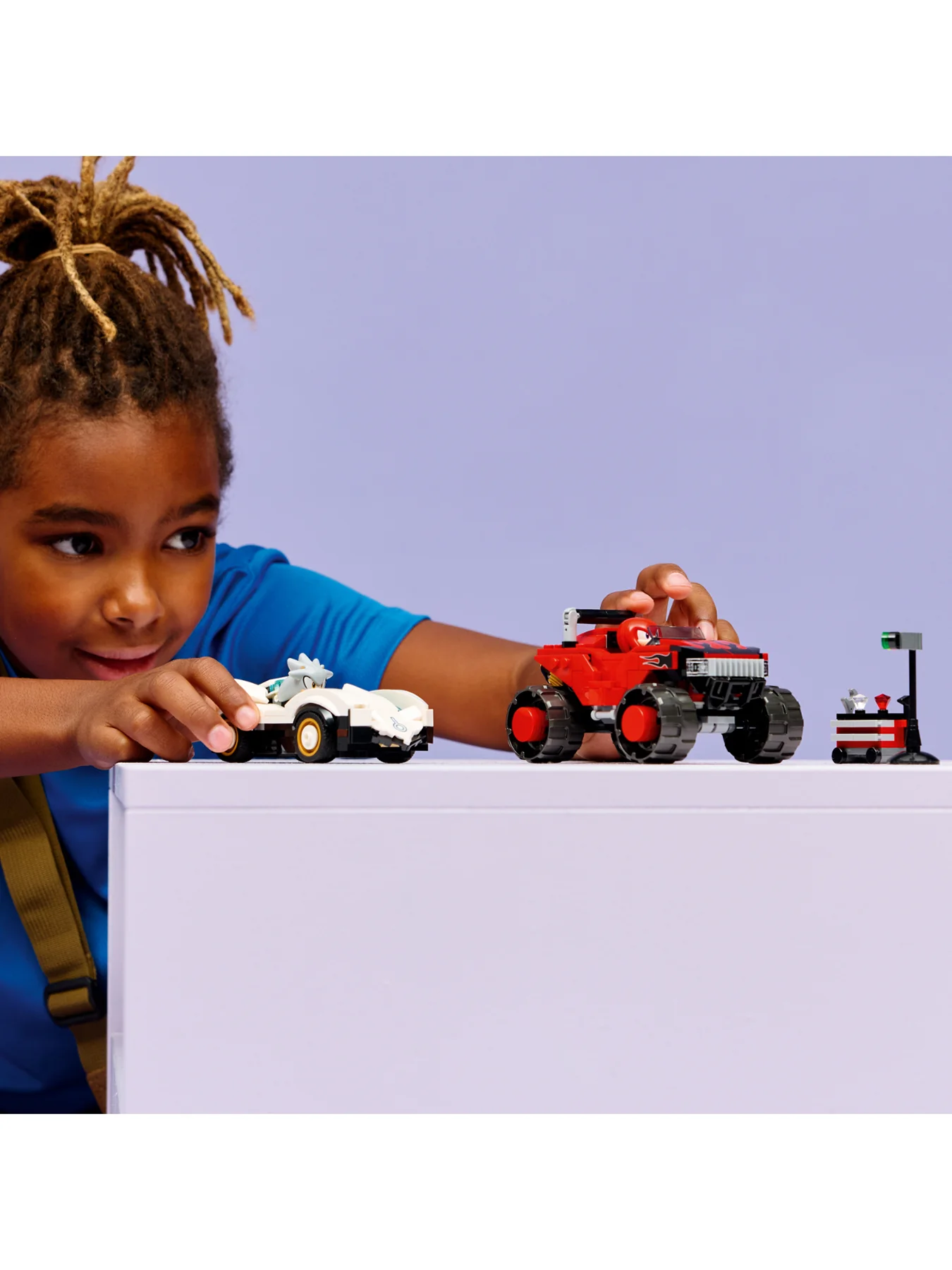 Sonic Silver’s Car vs Knuckles Monster Truck Set 77118 - Image 2