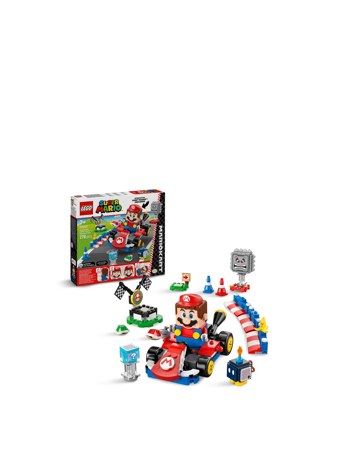 LEGO Mario Kart – Interactive Mario & Standard Kart 72043 - Image 2