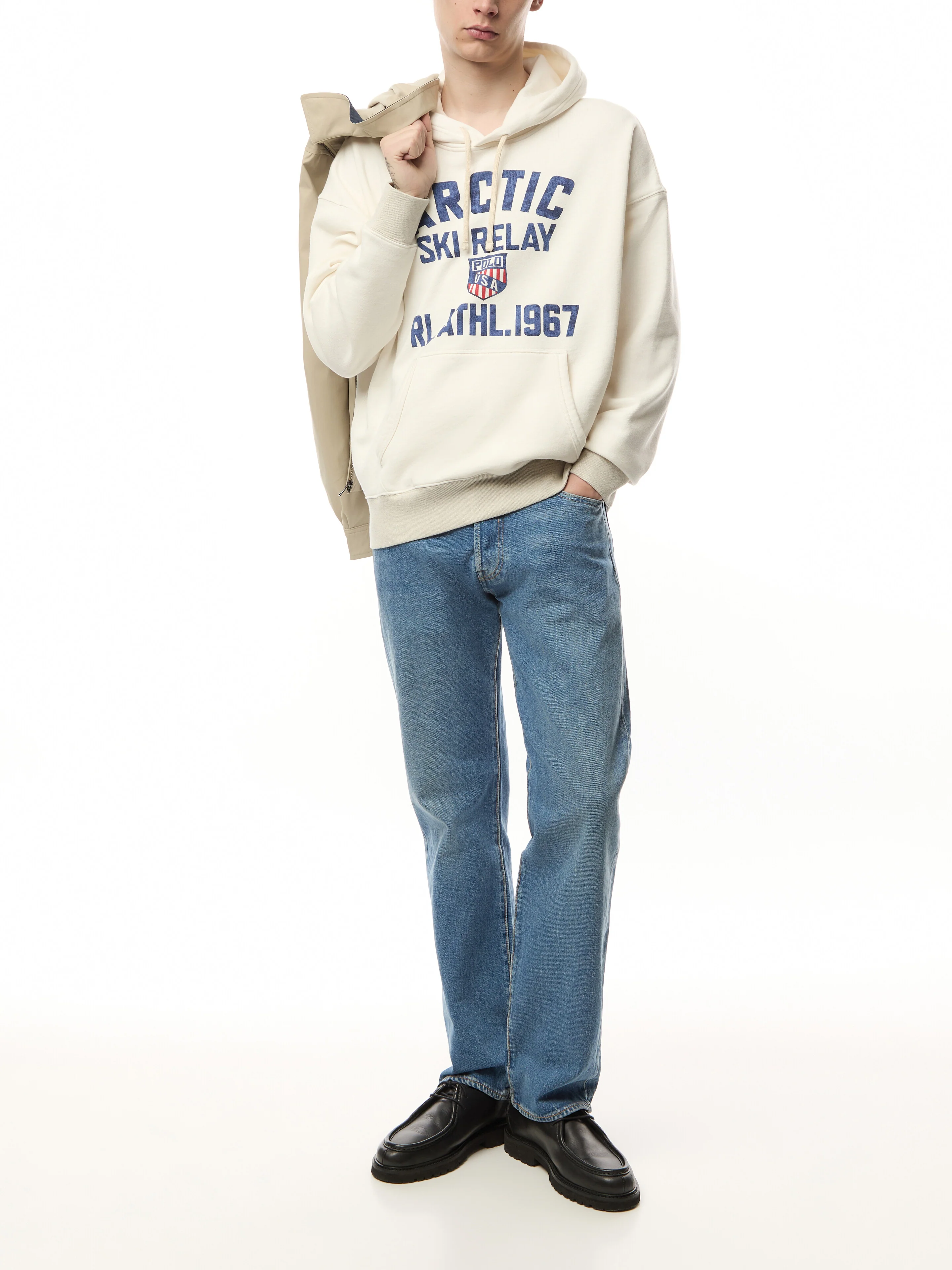 501 Levi Original Fit Med Indigo Worn In - Image 2