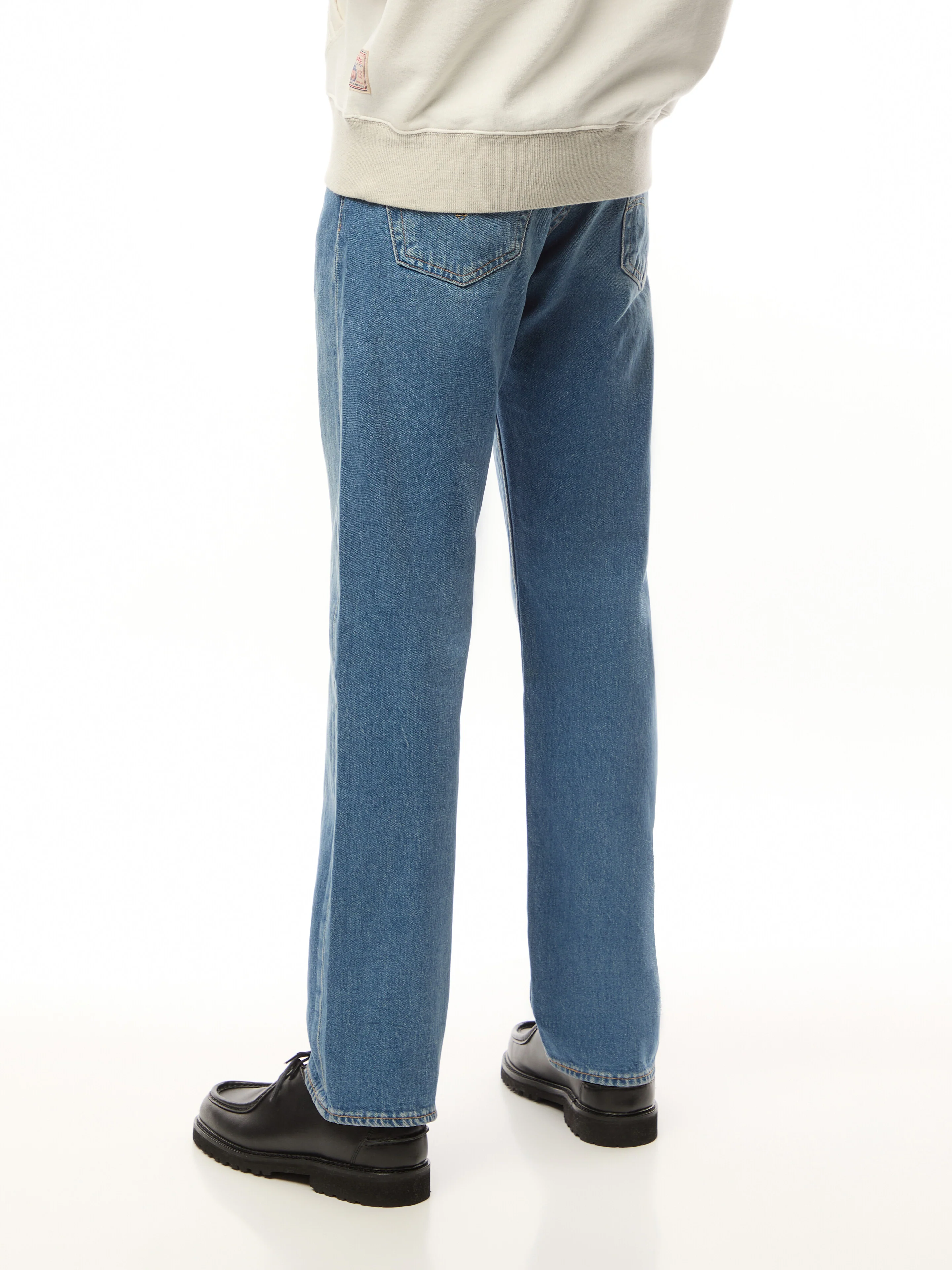 501 Levi Original Fit Med Indigo Worn In - Image 5