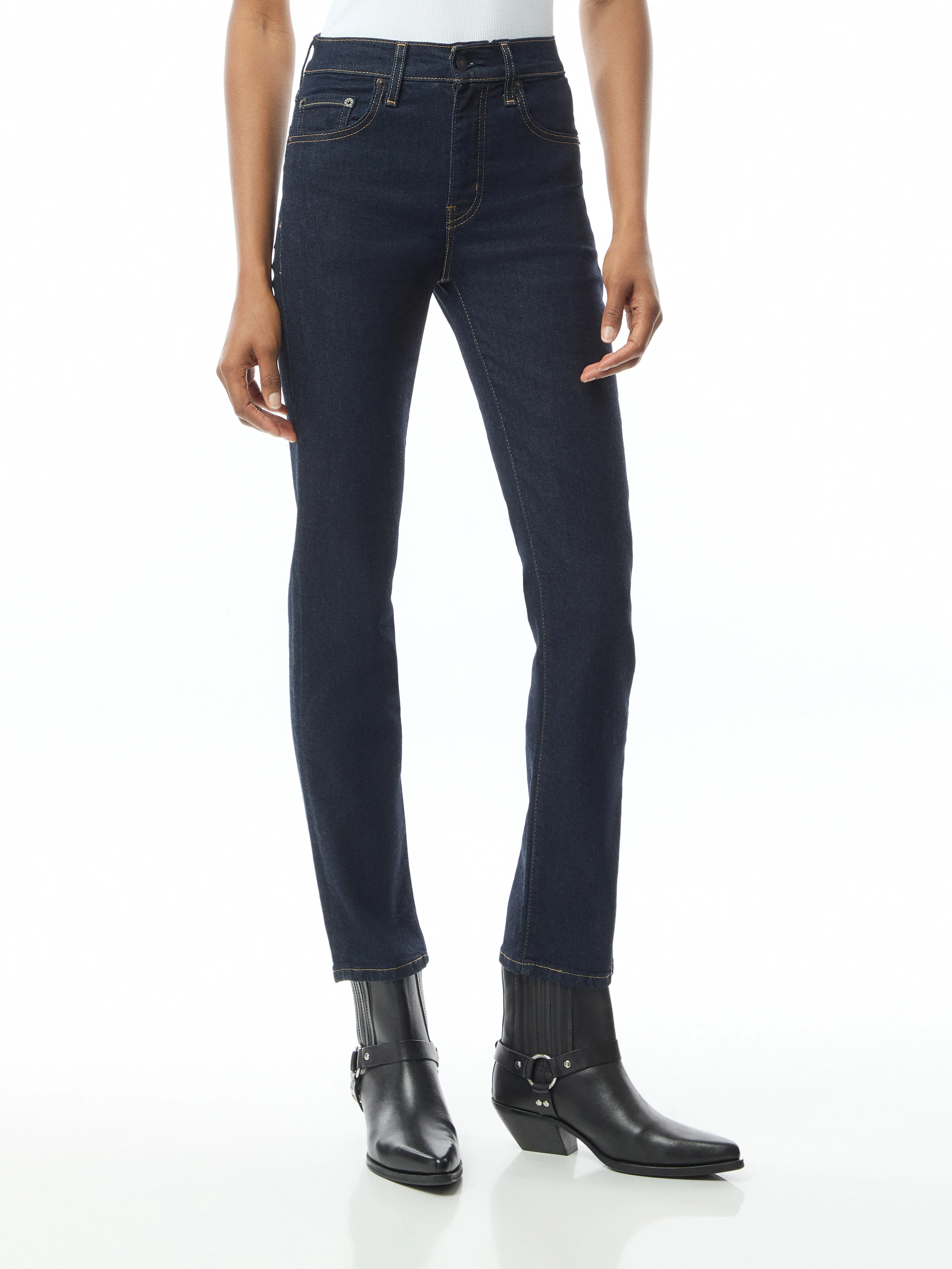 724 High Rise Straight Jeans - Image 4
