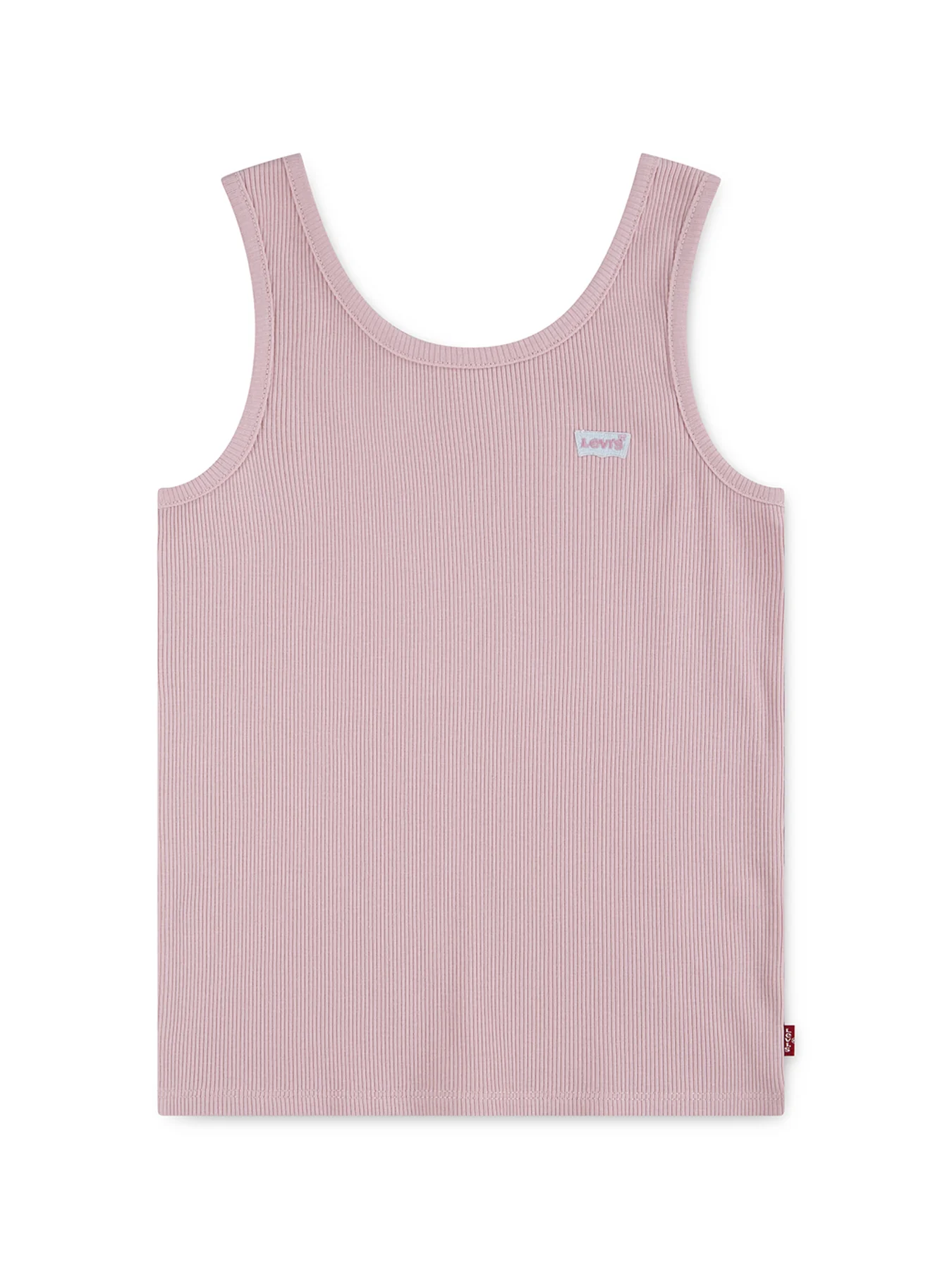 Kids’ Meet and Greet Ribbed Tank Coral Blush