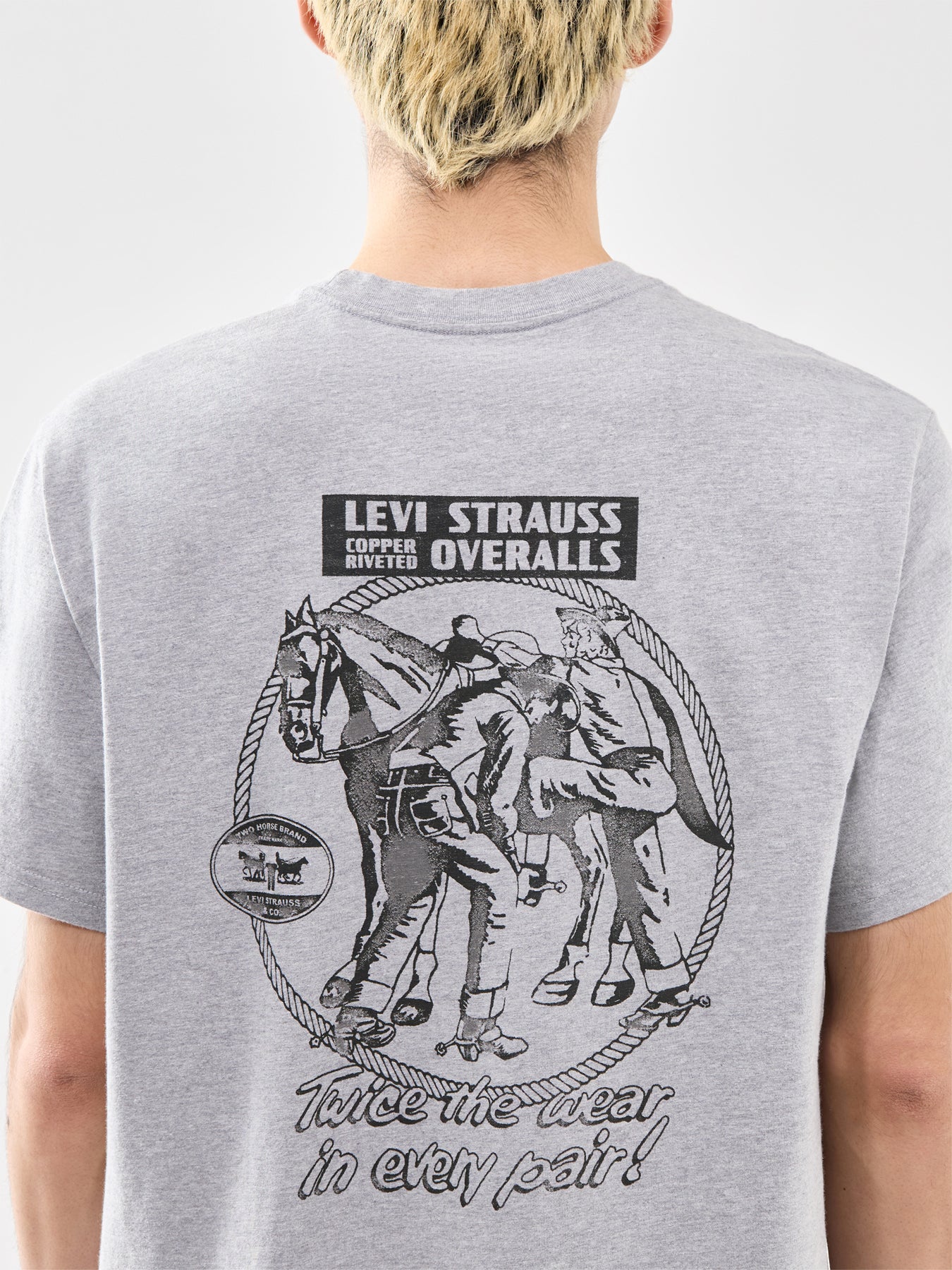 Relaxed Fit Graphic T-Shirt Grey - Image 3