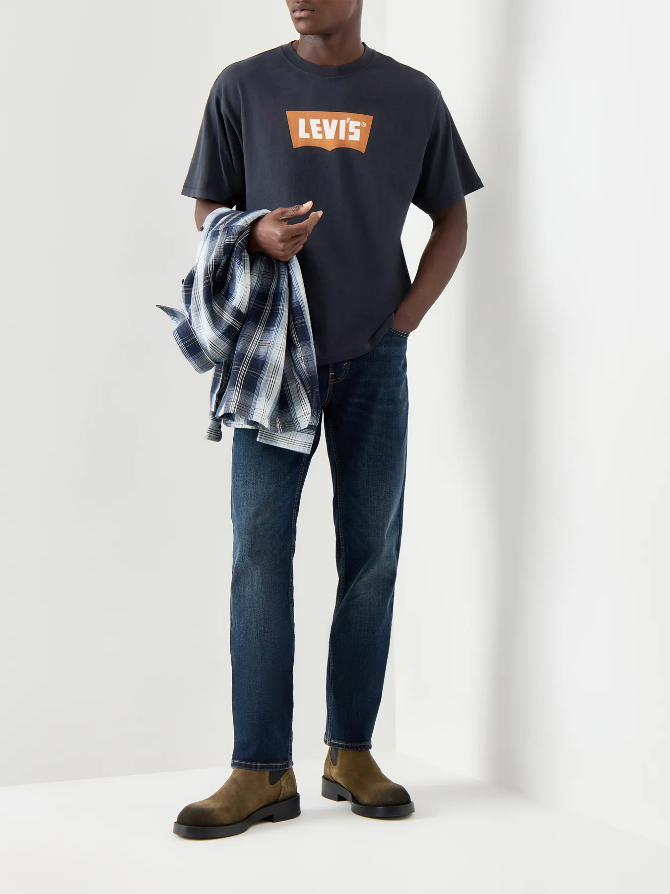 Vintage Bw Graphic Tee - Image 2