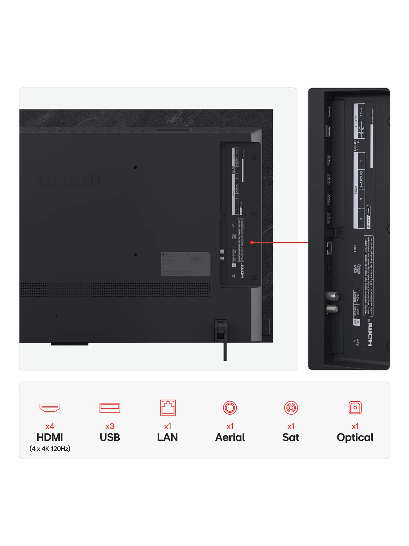 OLED42C55  42 Inch OLED Evo AI Smart TV 2025 - Image 3