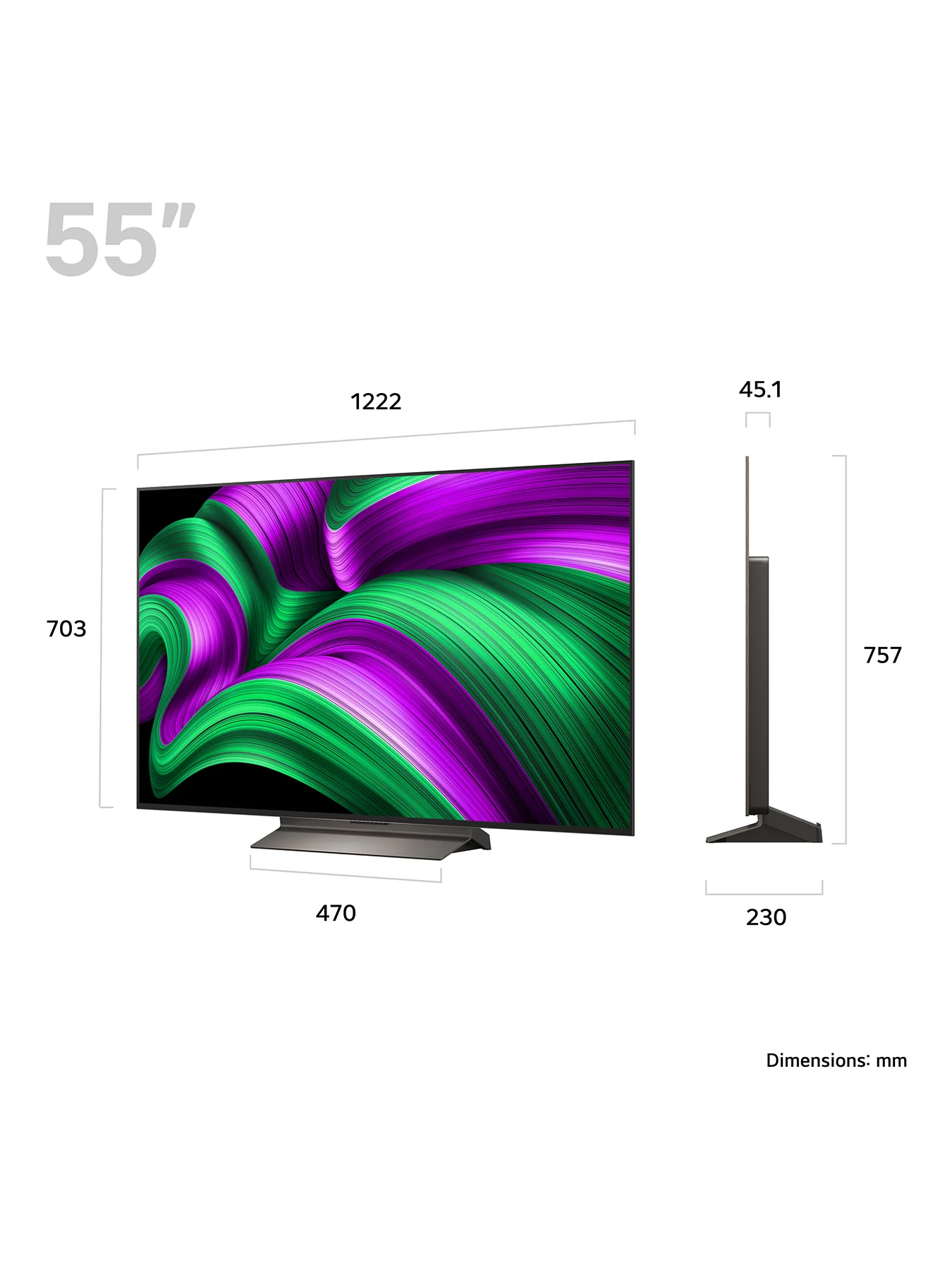OLED55C56LB 55 Inch OLED Evo AI 4K Smart TV 2025 - Image 2