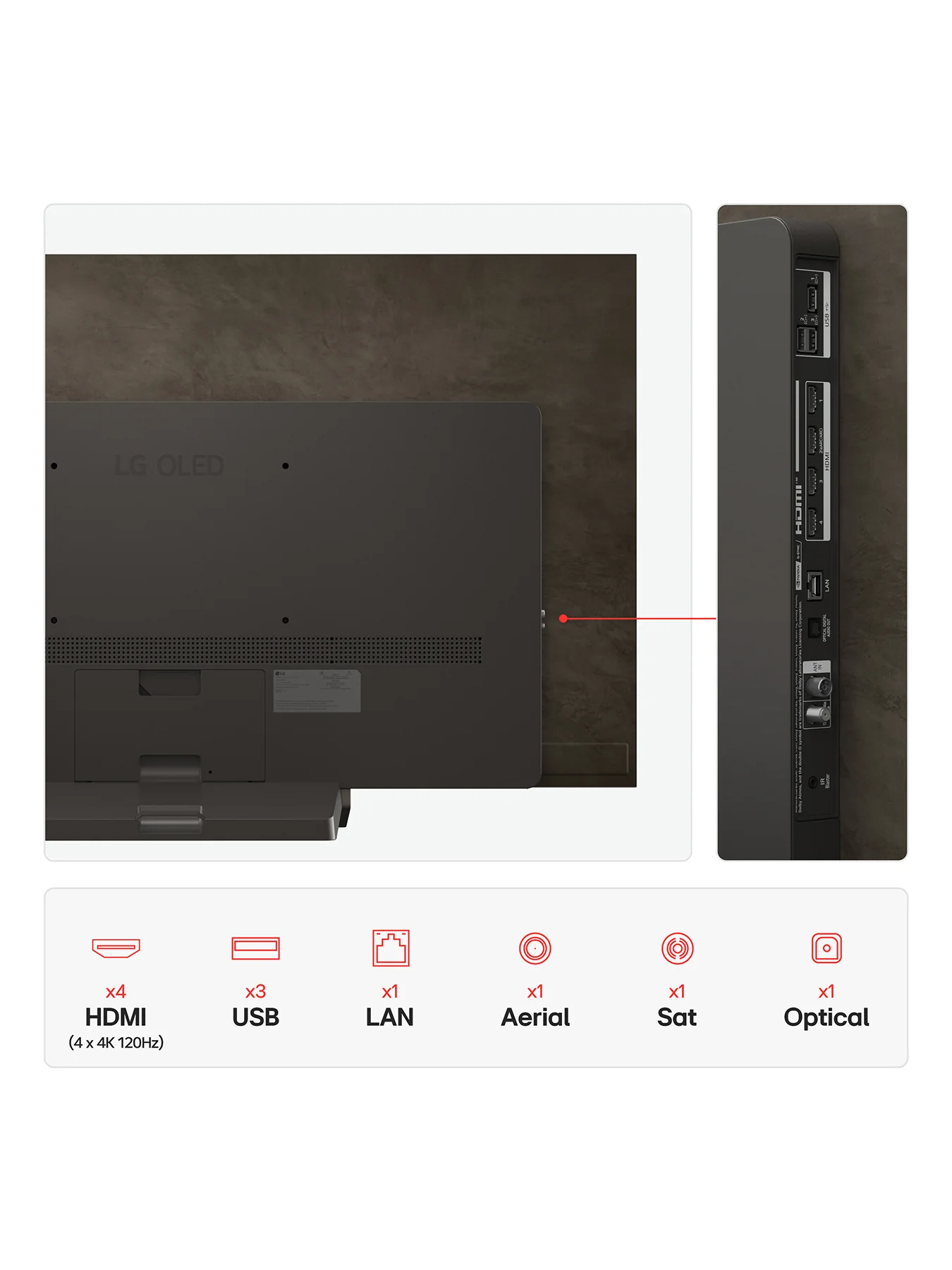 OLED55C56LB 55 Inch OLED Evo AI 4K Smart TV 2025 - Image 3