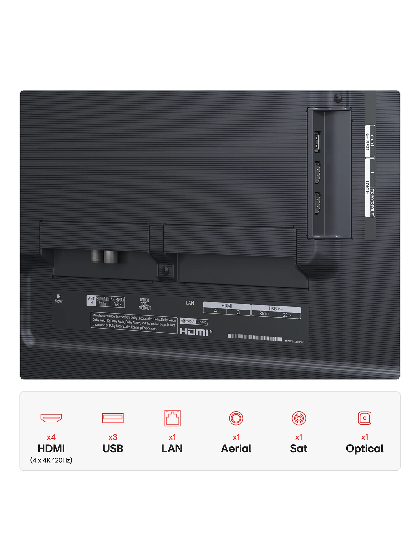 OLED65G56 65 Inch OLED Evo AI 4k HDR Ultra Smart TV with Dolby Atmos 2025 - Image 3