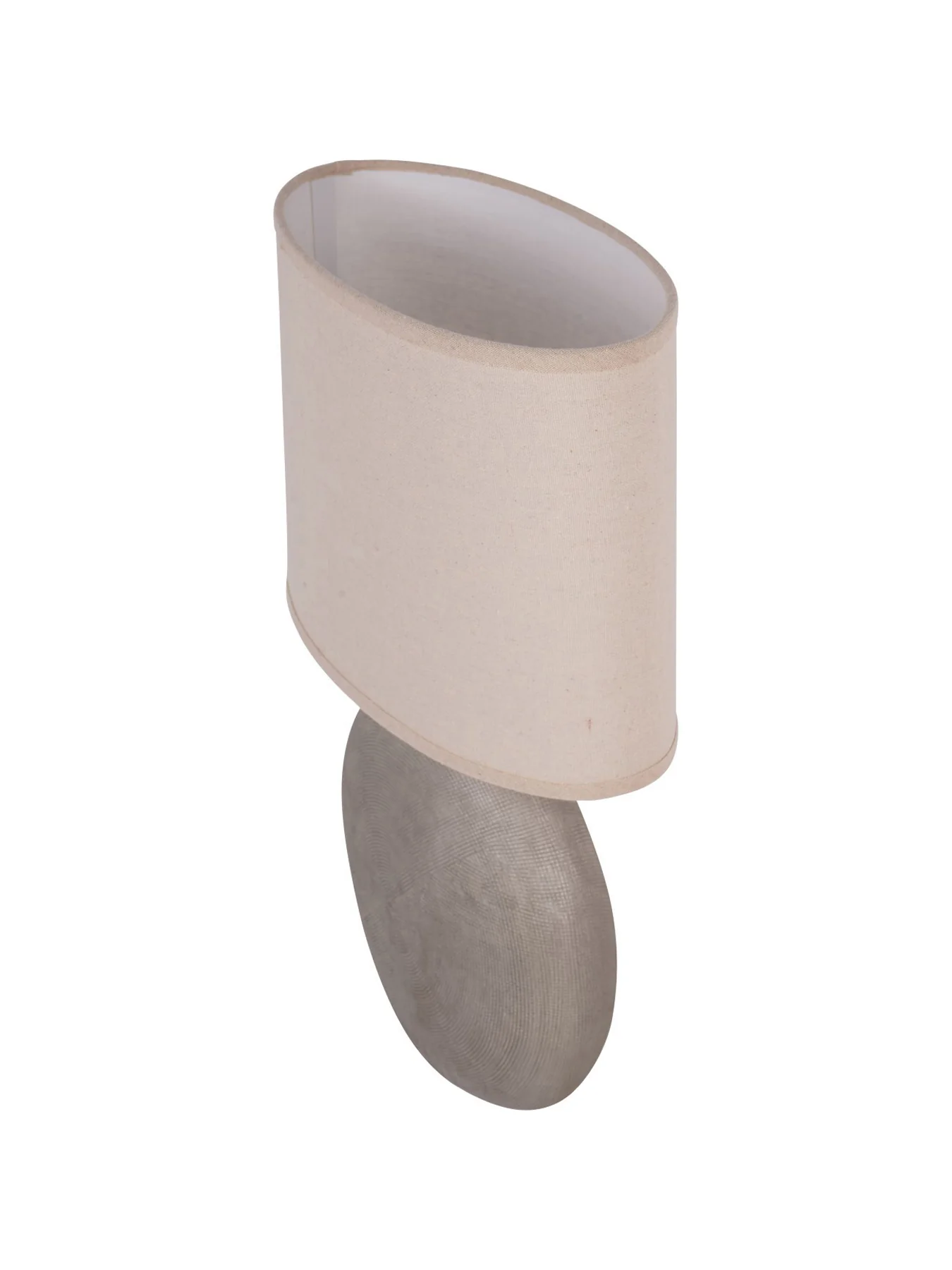 Lunara Textured Ceramic Table Lamp with Shade E27 60W - Image 2