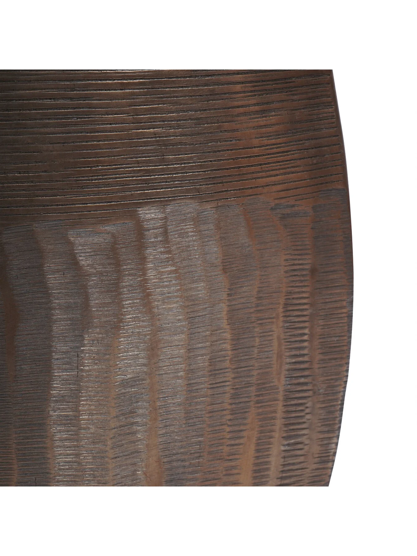 Southwold Textured Oval Antique Brass Vase 100cm - Image 5