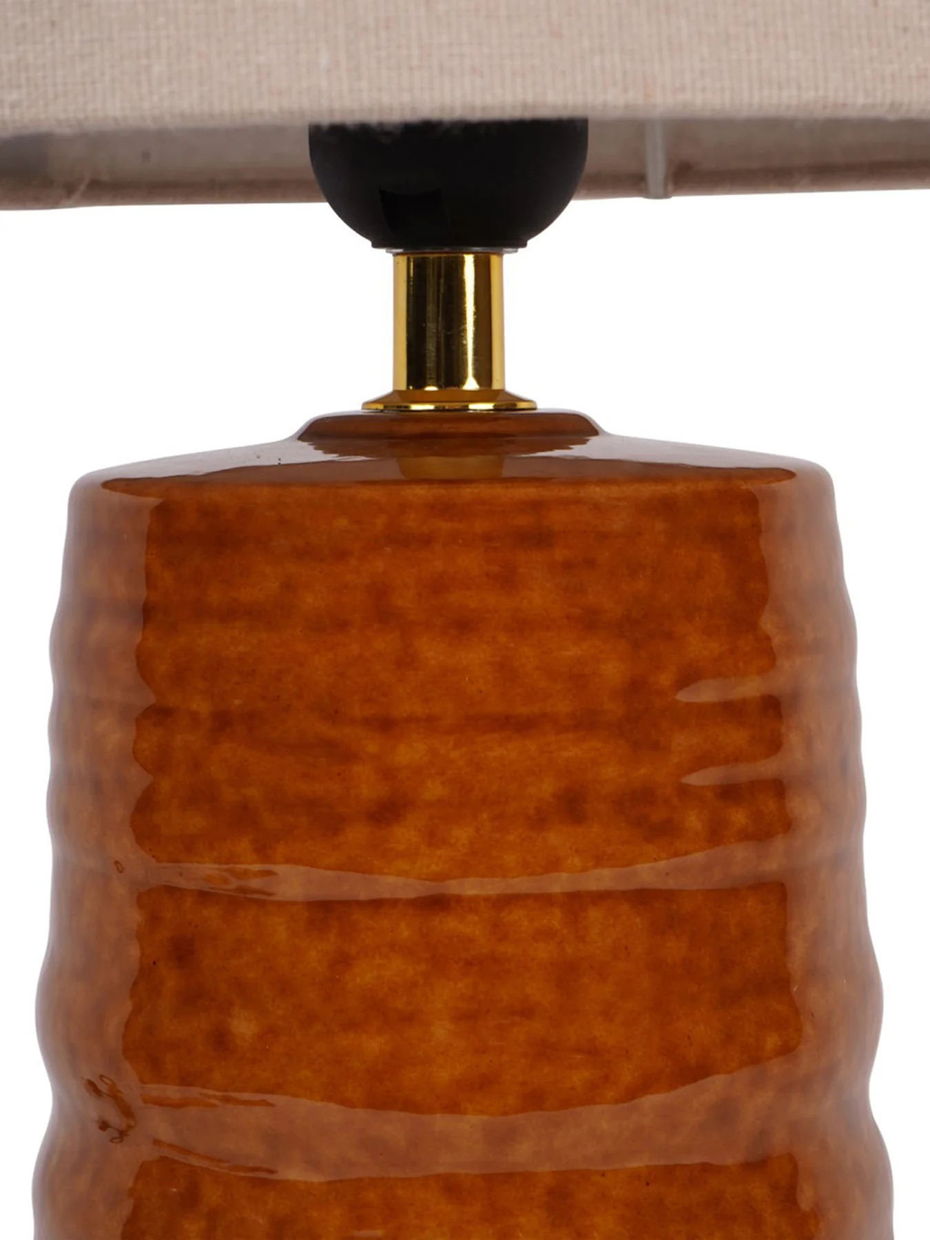 Tivoli Ceramic Table Lamp Terracotta with Shade E27 60W - Image 2