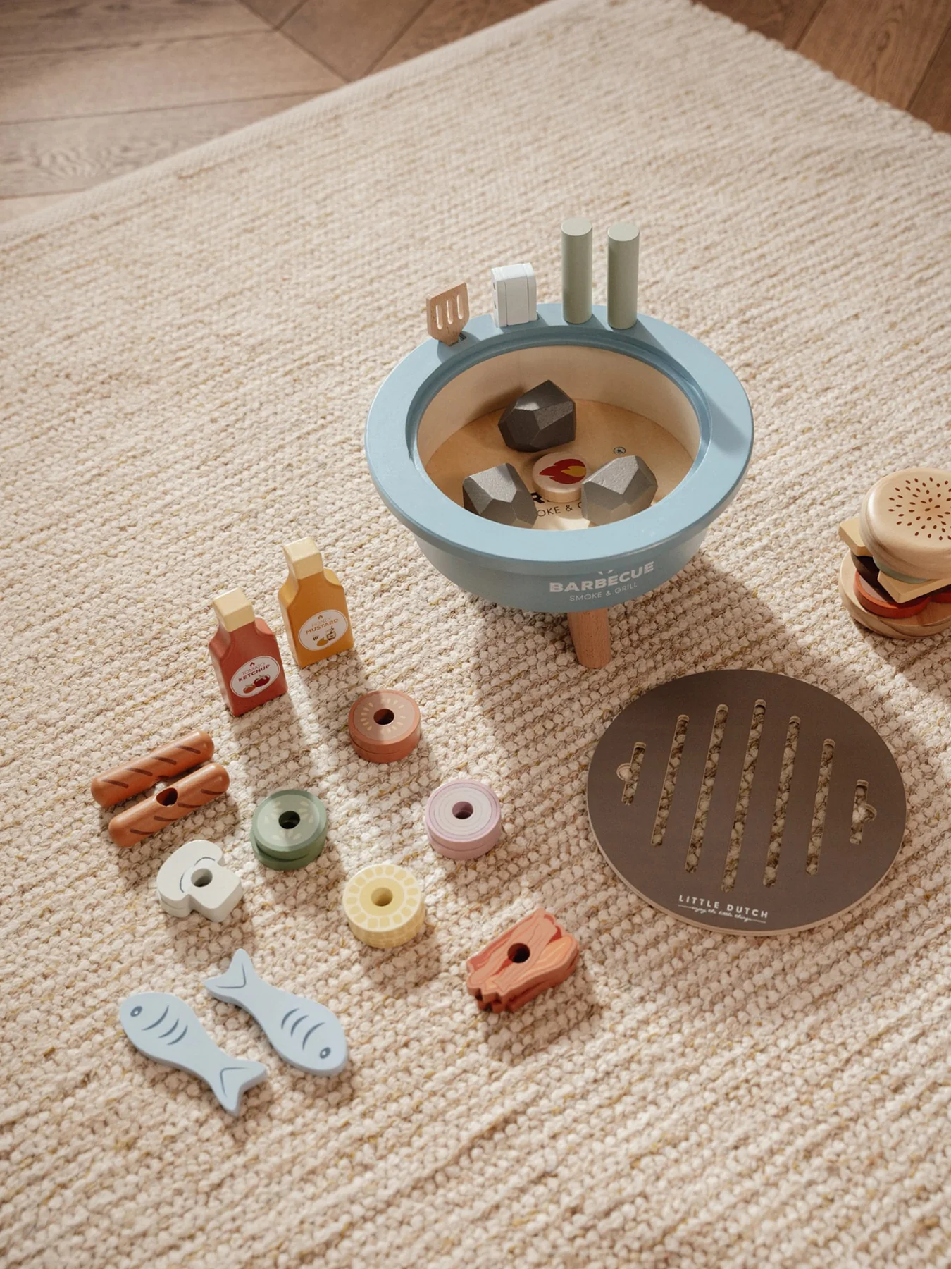 Wooden Barbecue Toy Set - Image 3