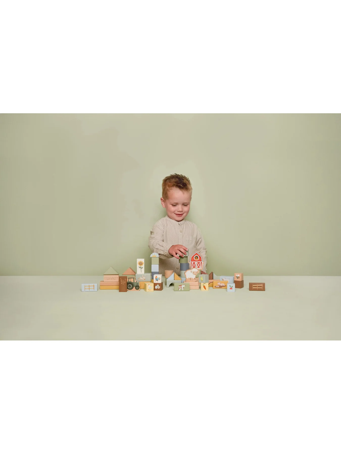 Forest Friends Wooden Building Block Toy - Image 3