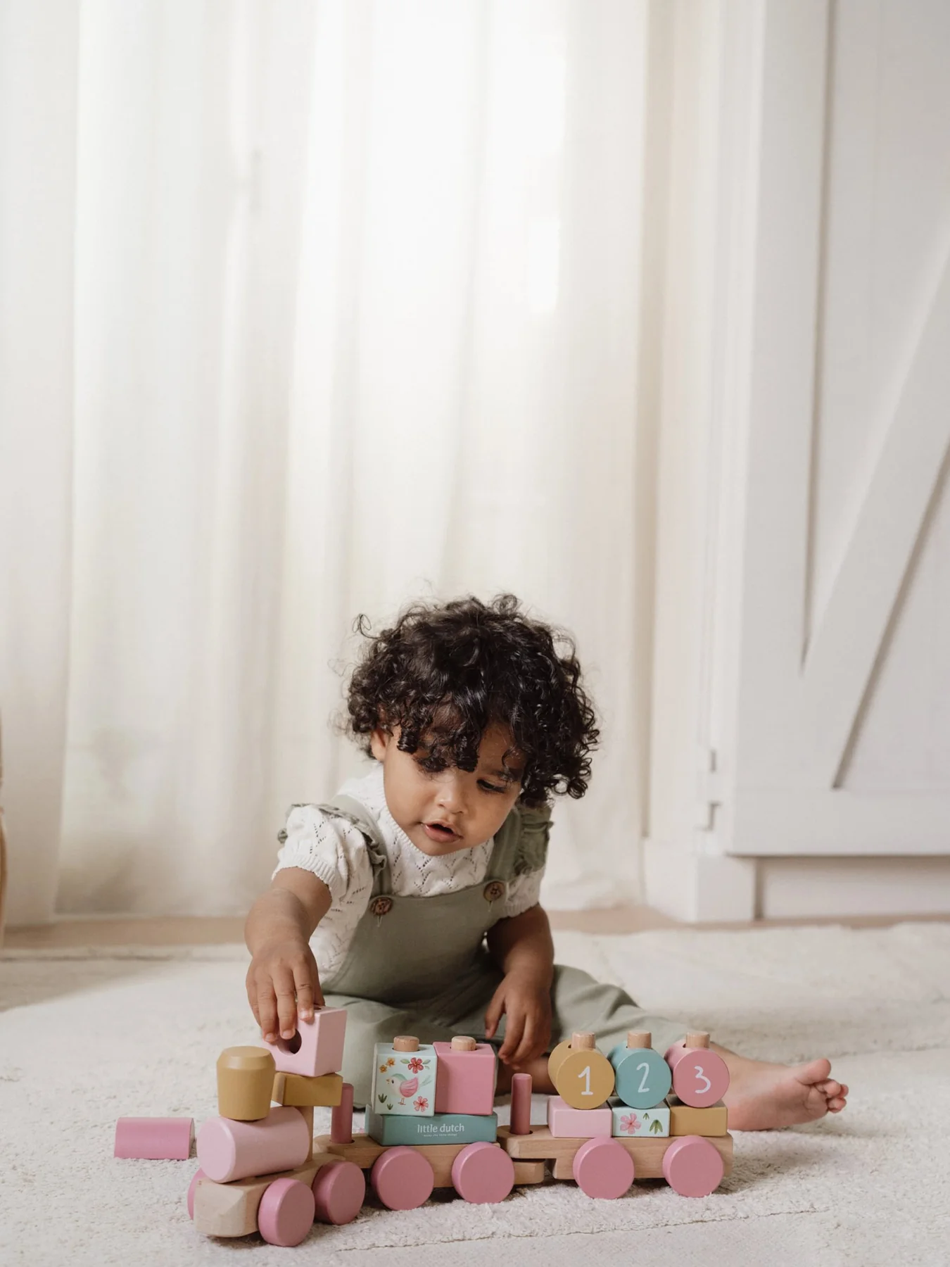 Wooden Stacking Train Toy - Image 3