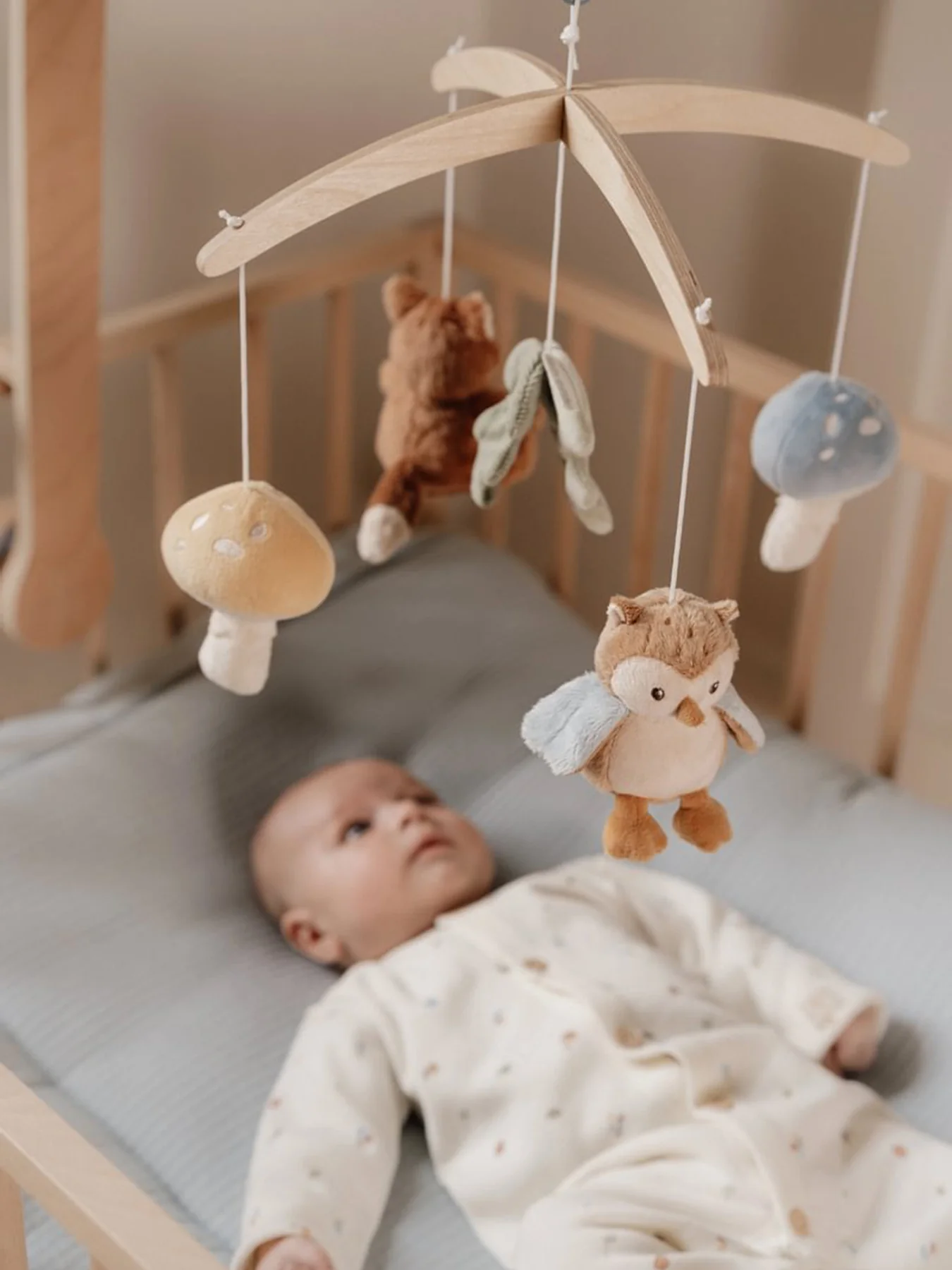 Wooden Music Mobile Forest Friends - Image 2