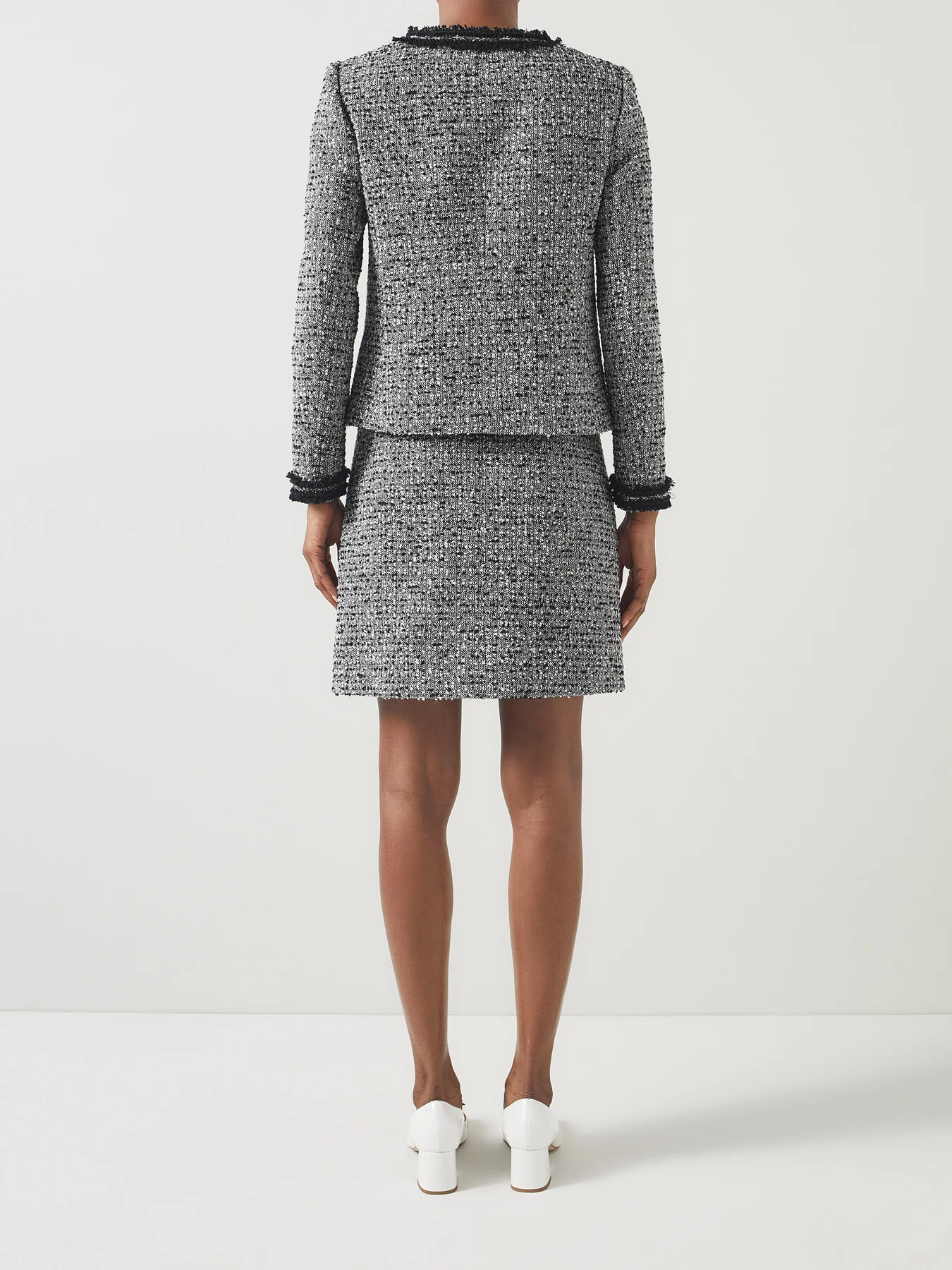 Charlie & Ivory Tweed & Trim Jacket - Image 3