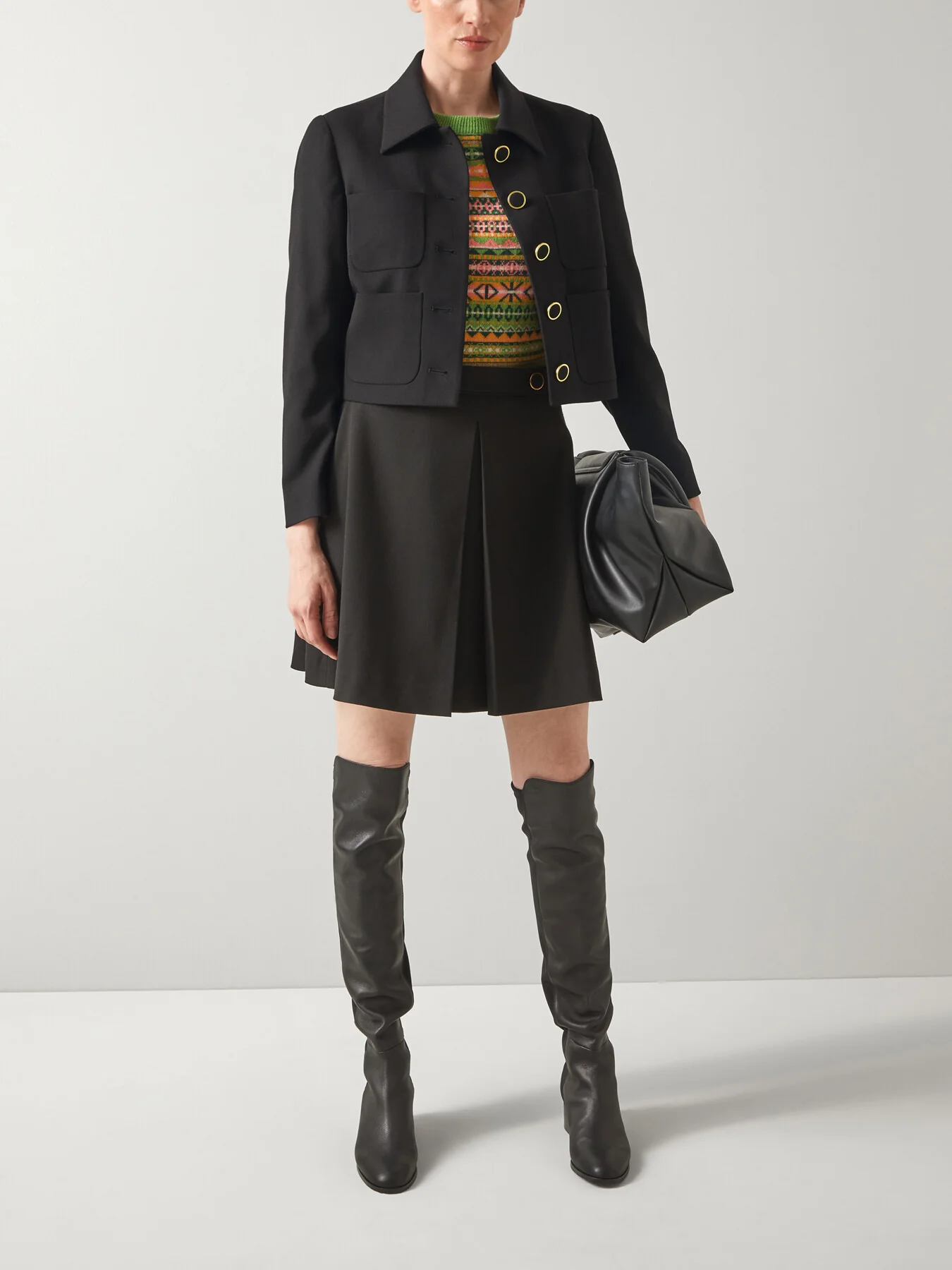 Halina Jacket With Gold Buttons - Image 2