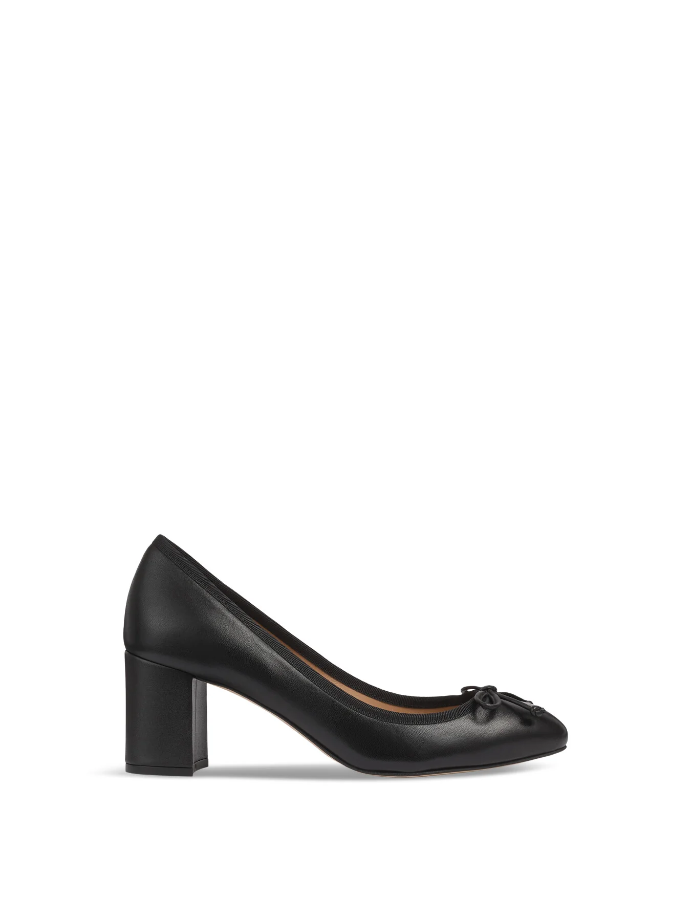 Juliette High Heel Grosgrain Ballerina Courts