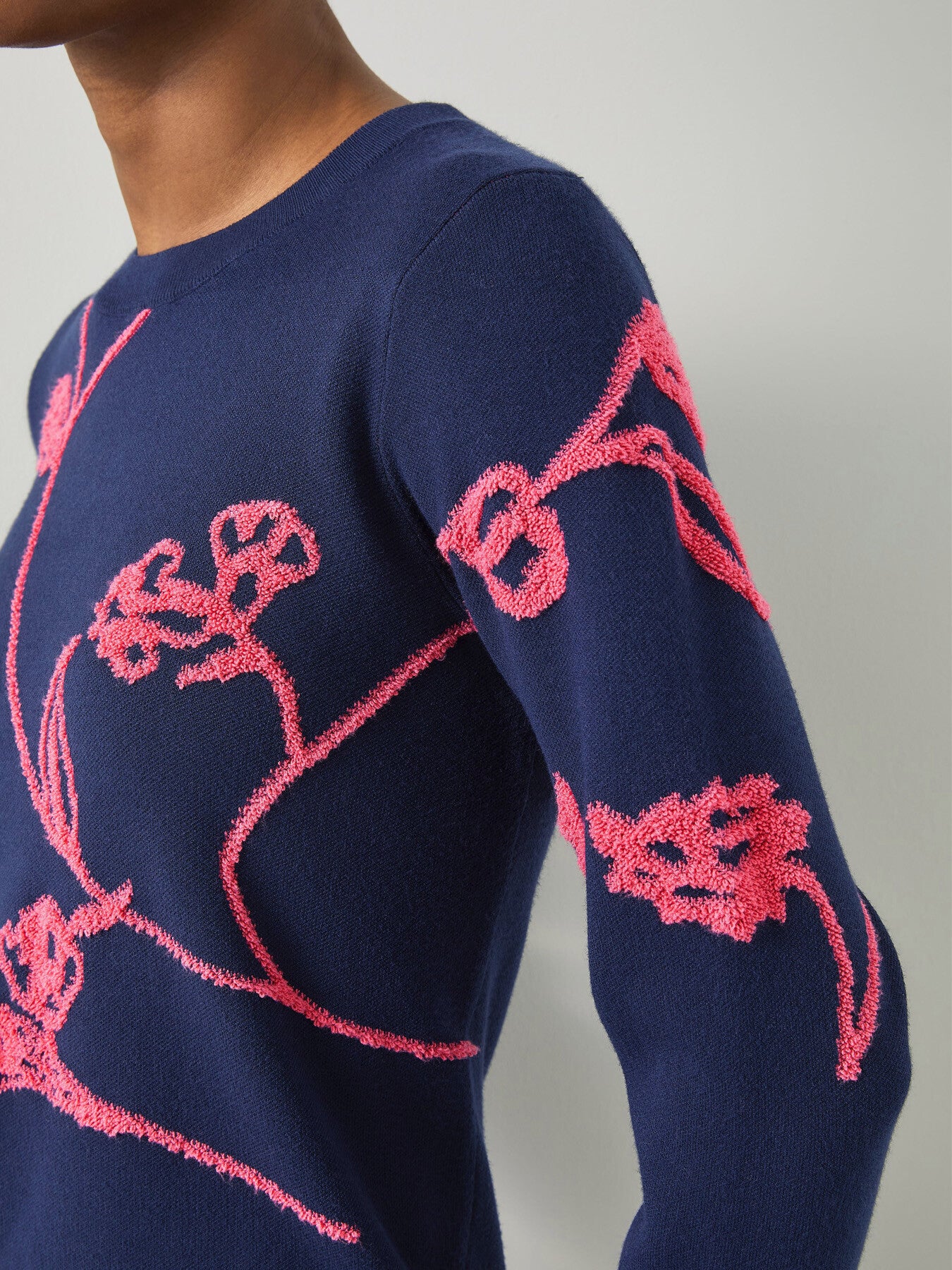 Henry Navy Knit Dress - Image 5