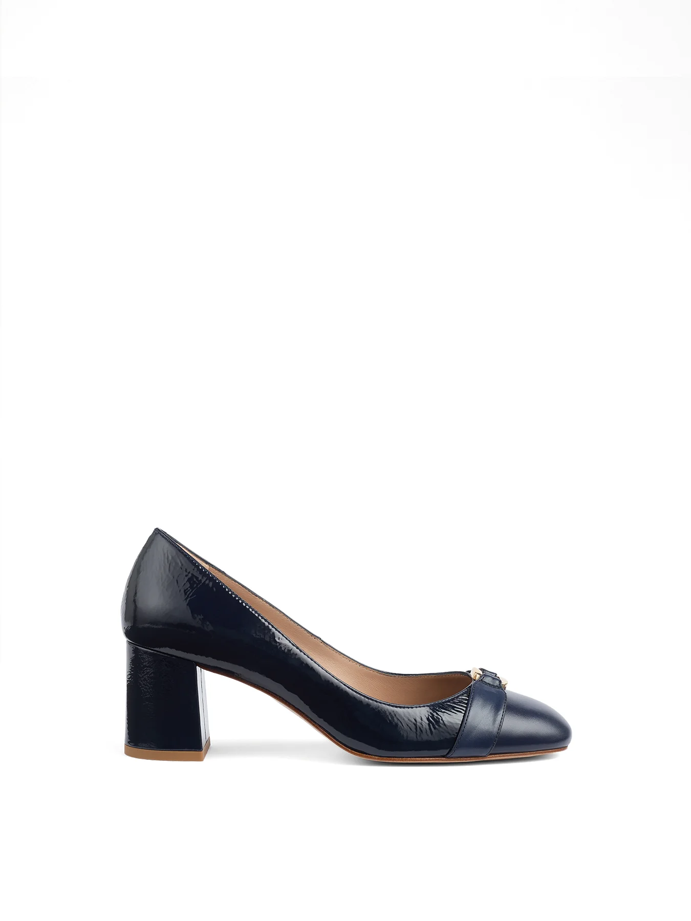 Katie Block Heel Courts Blue
