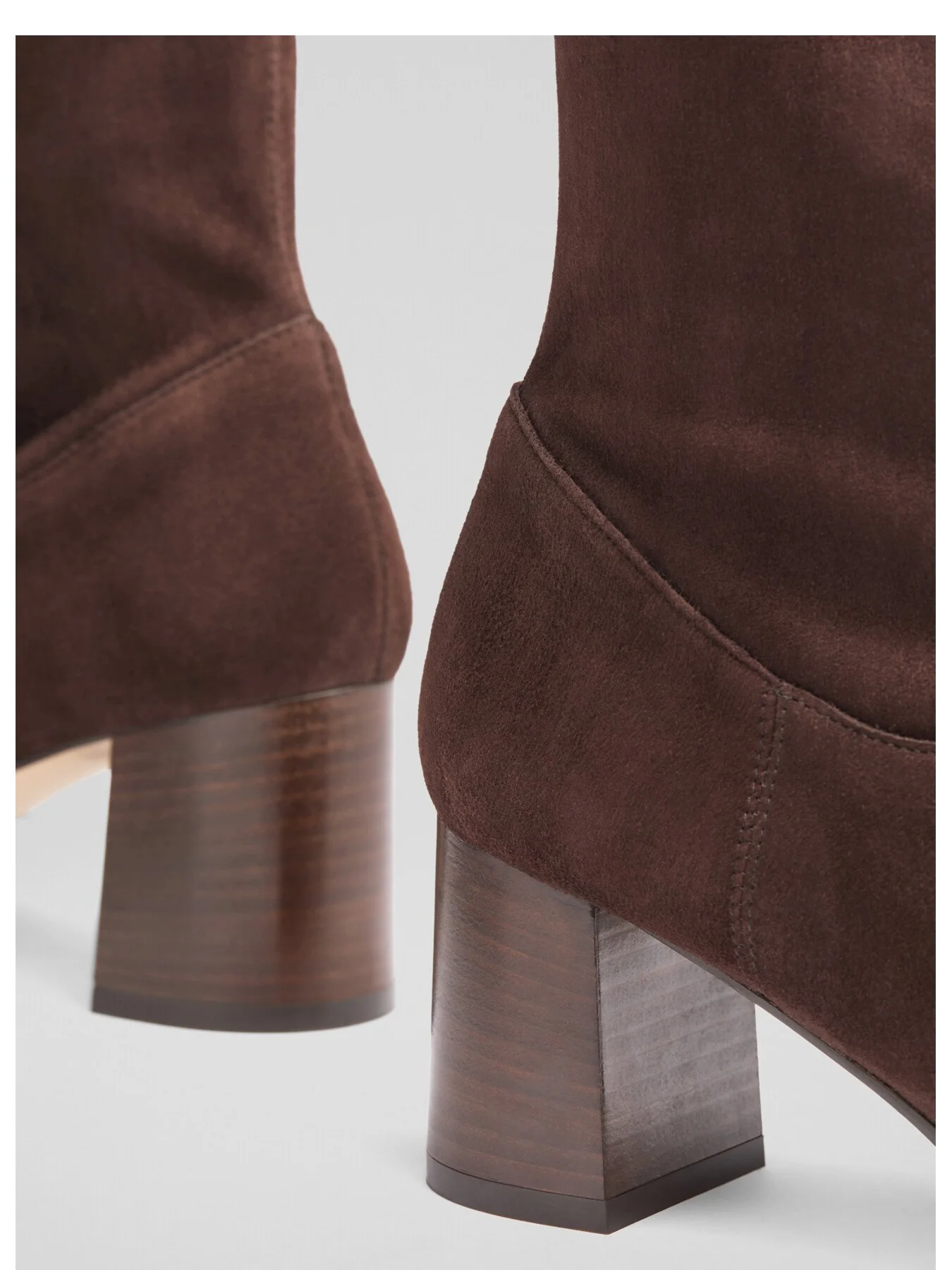 Harp Espresso Block Heel Stretch Ankle Boot - Image 3