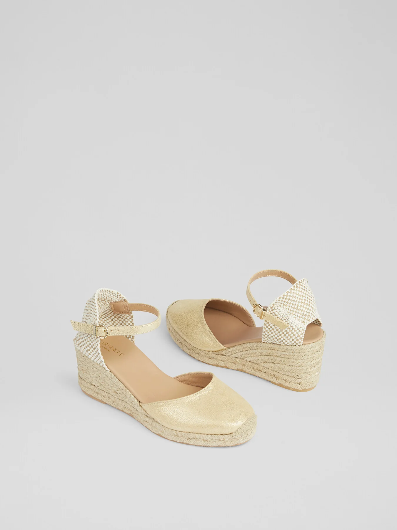 Marissa Leather Ankle Strap Espadrilles - Image 4