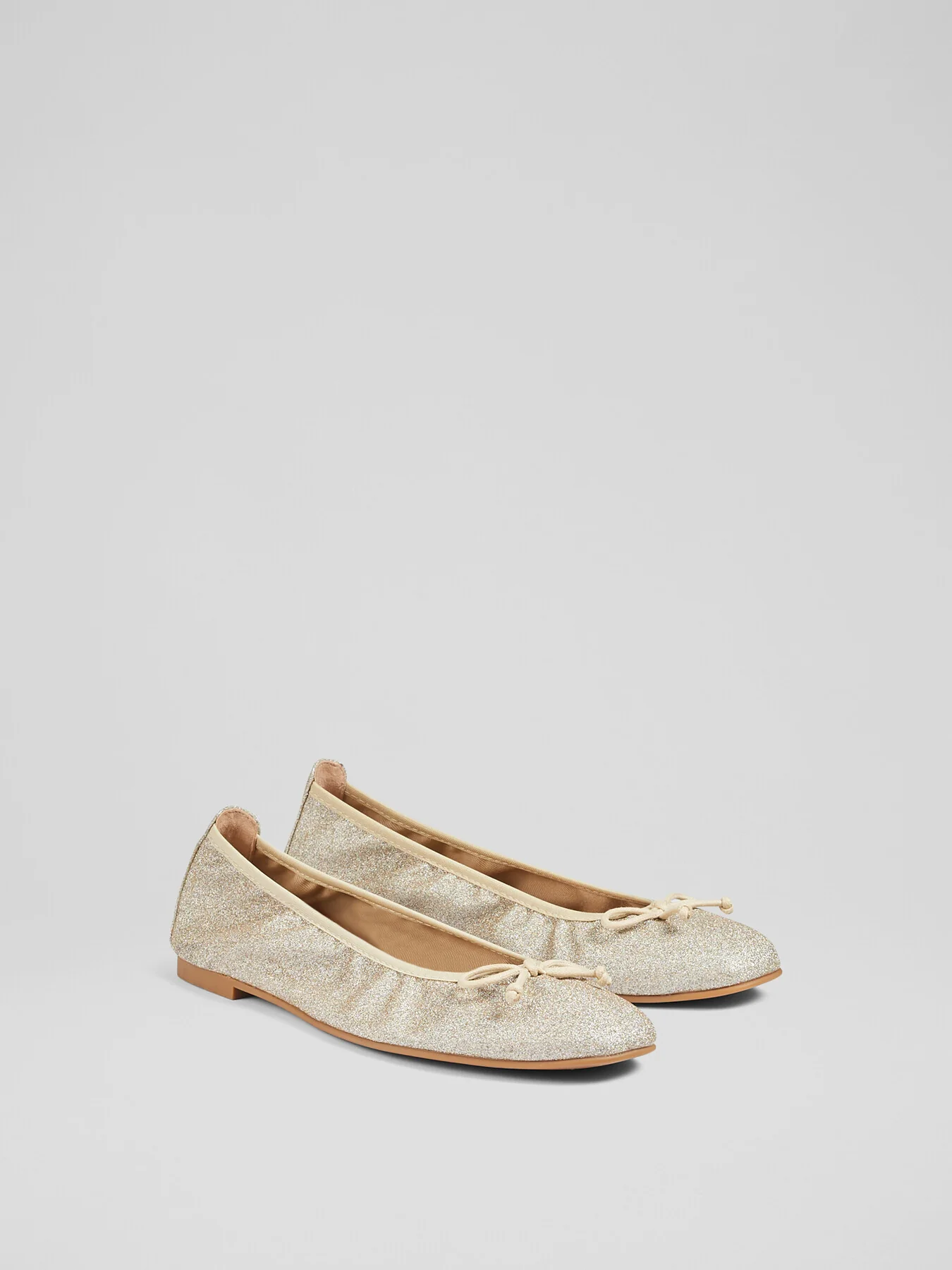 Trilly Glitter Ballerina Pumps - Image 2