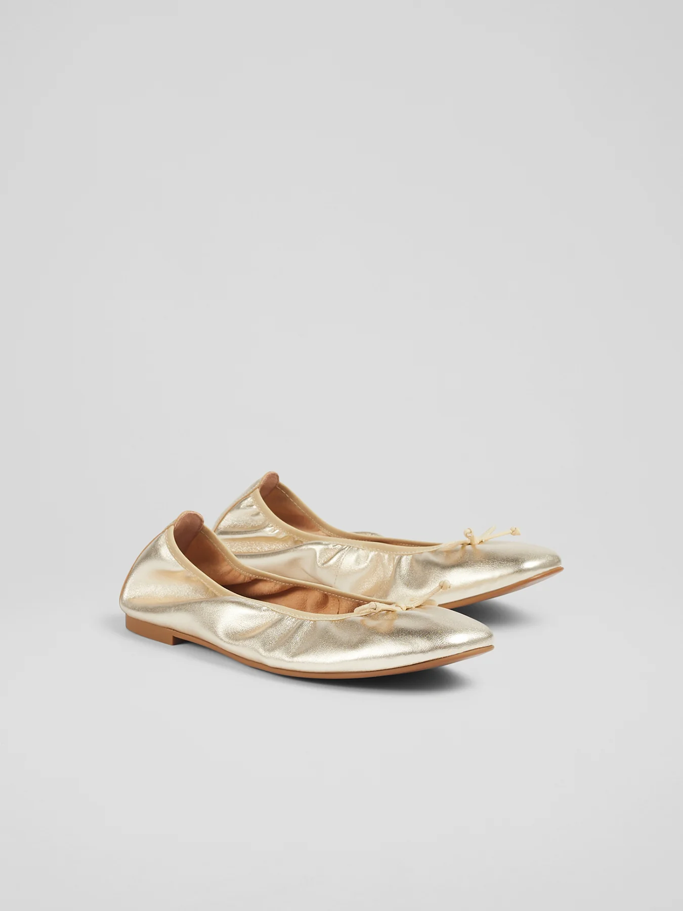 Trilly Ballerina Pumps Gold - Image 3