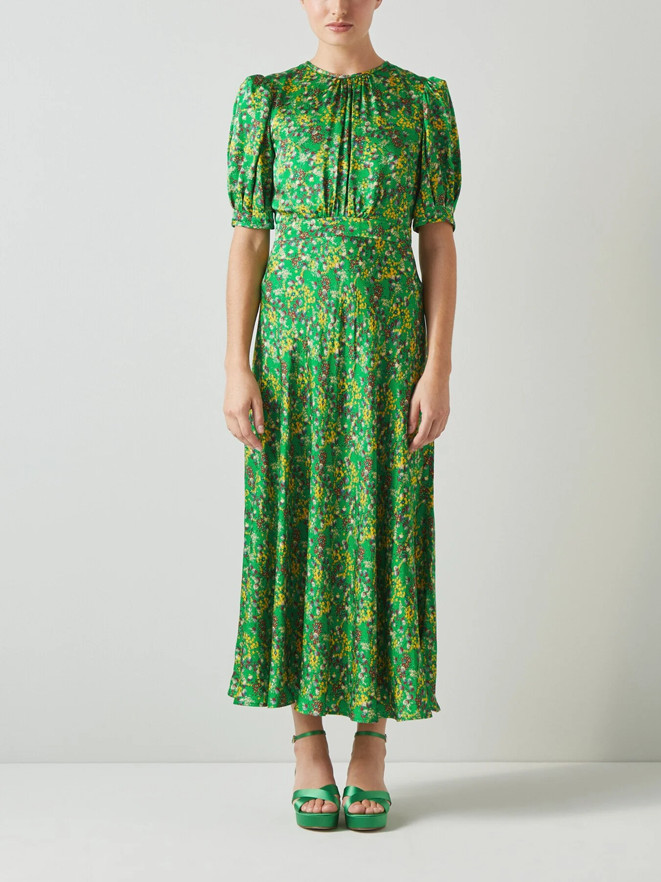Jem And Yellow Floral Print Midi Dress - Image 2
