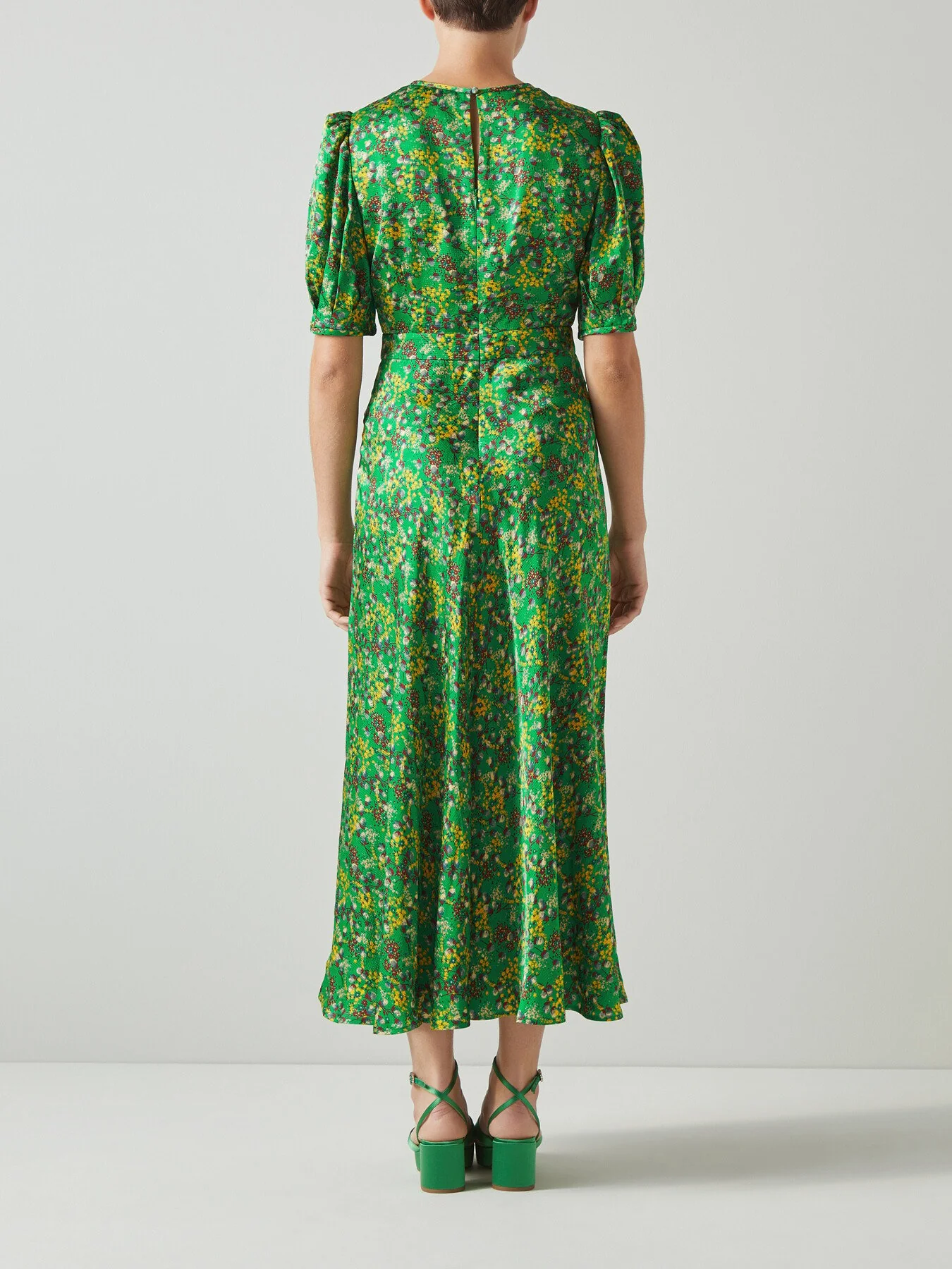 Jem And Yellow Floral Print Midi Dress - Image 3