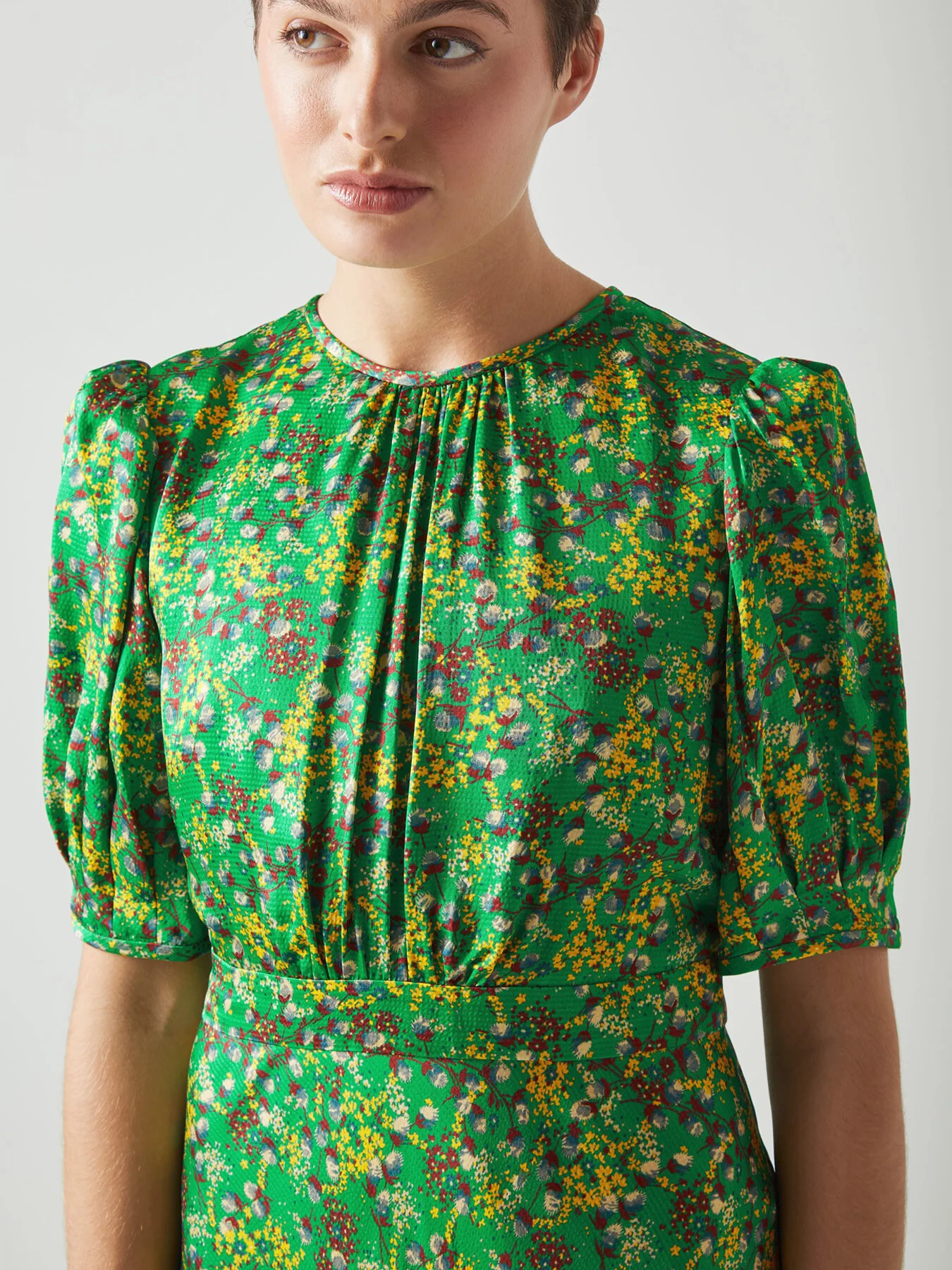 Jem And Yellow Floral Print Midi Dress - Image 4