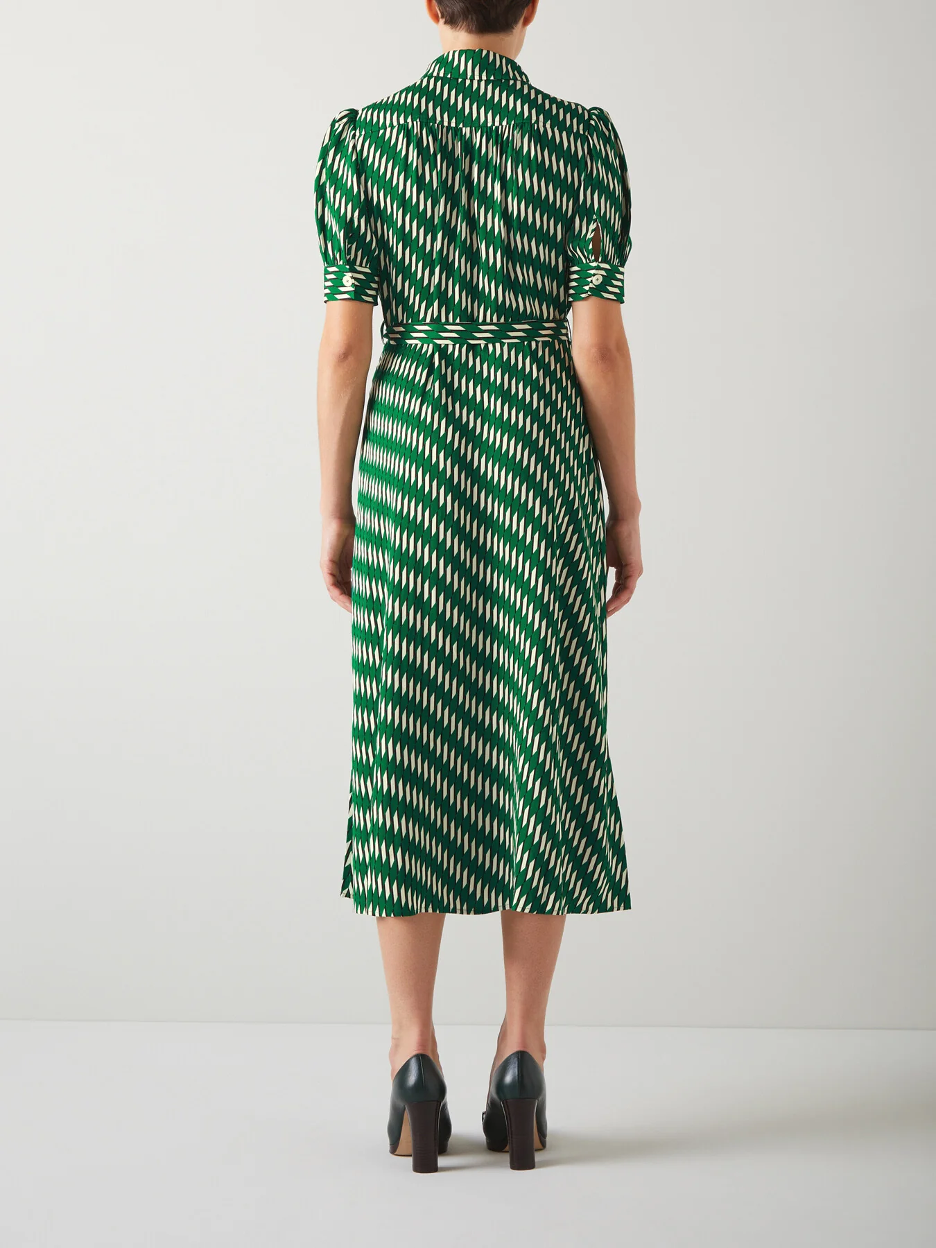 Valerie Modernist Print Shirt Dress - Image 3