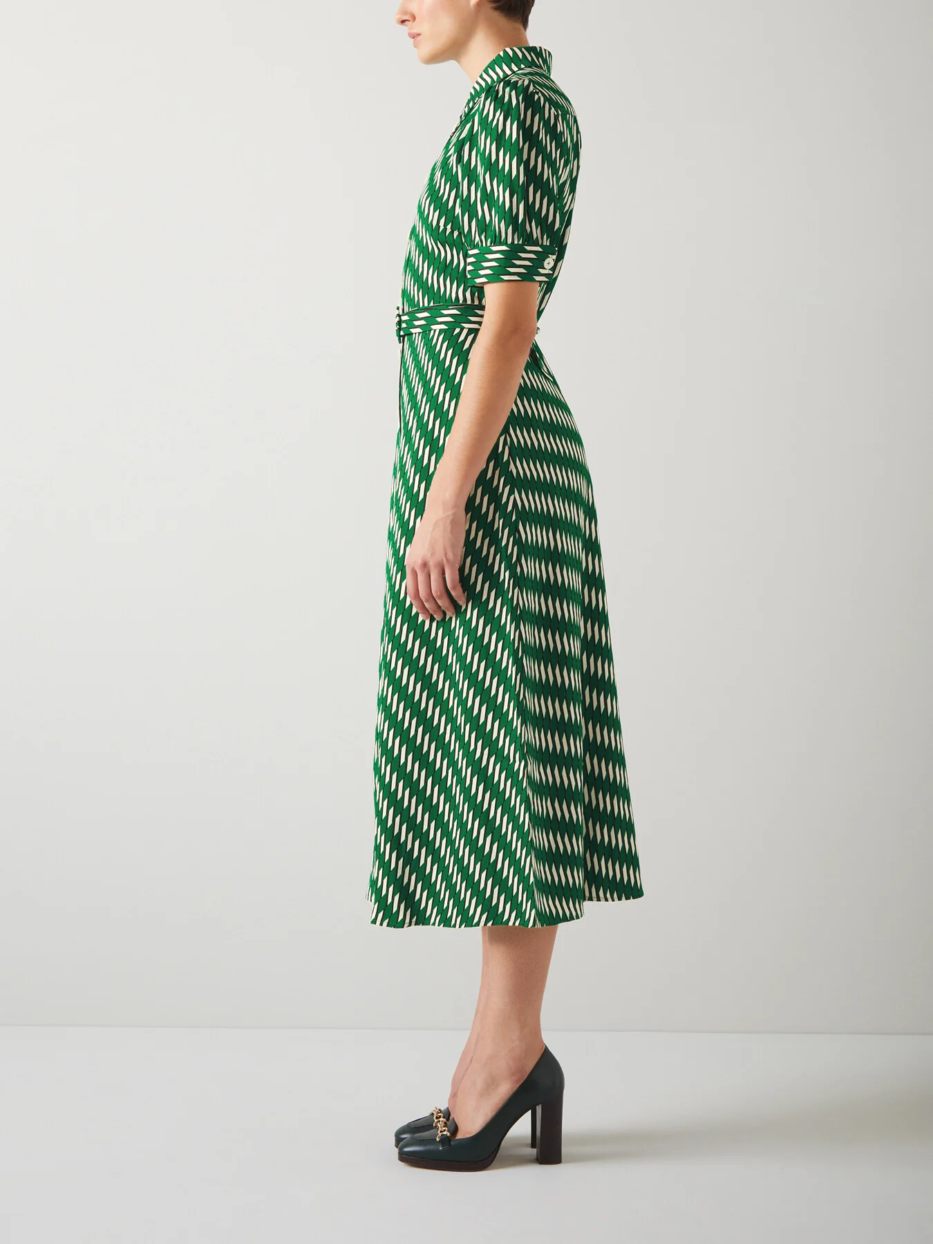Valerie Modernist Print Shirt Dress - Image 5