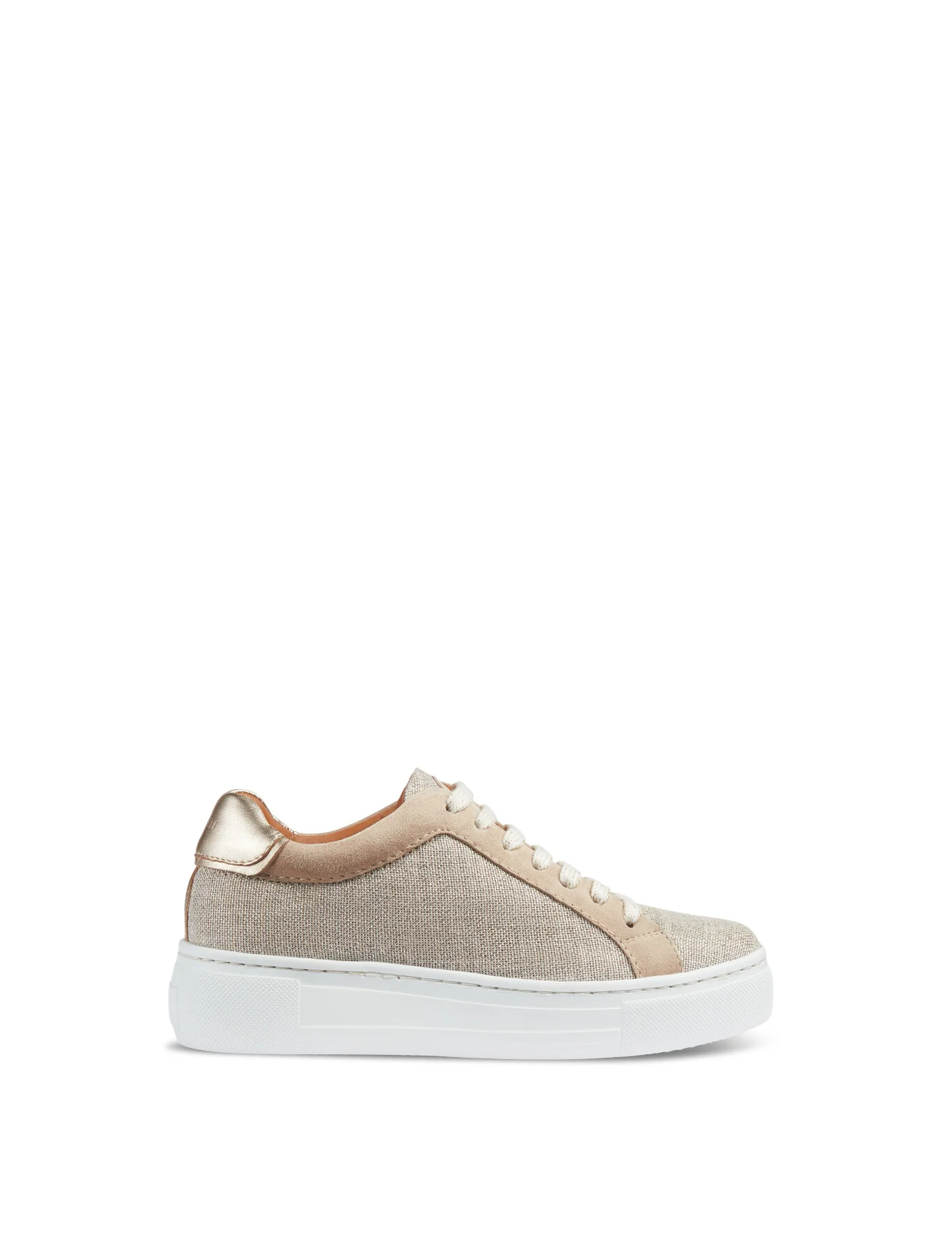 Signature White Leather Trainers