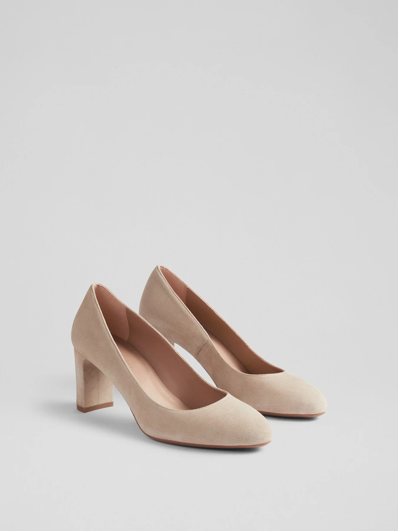 Winola Beige Suede Round Toe Courts - Image 2