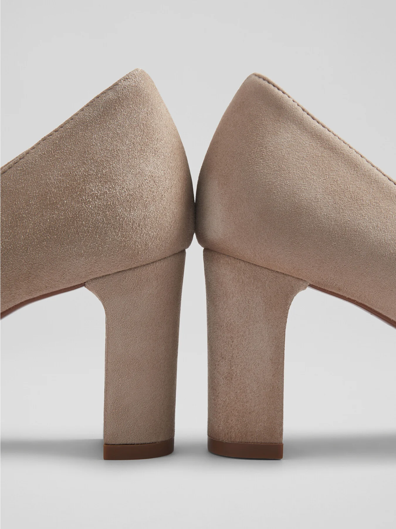 Winola Beige Suede Round Toe Courts - Image 3