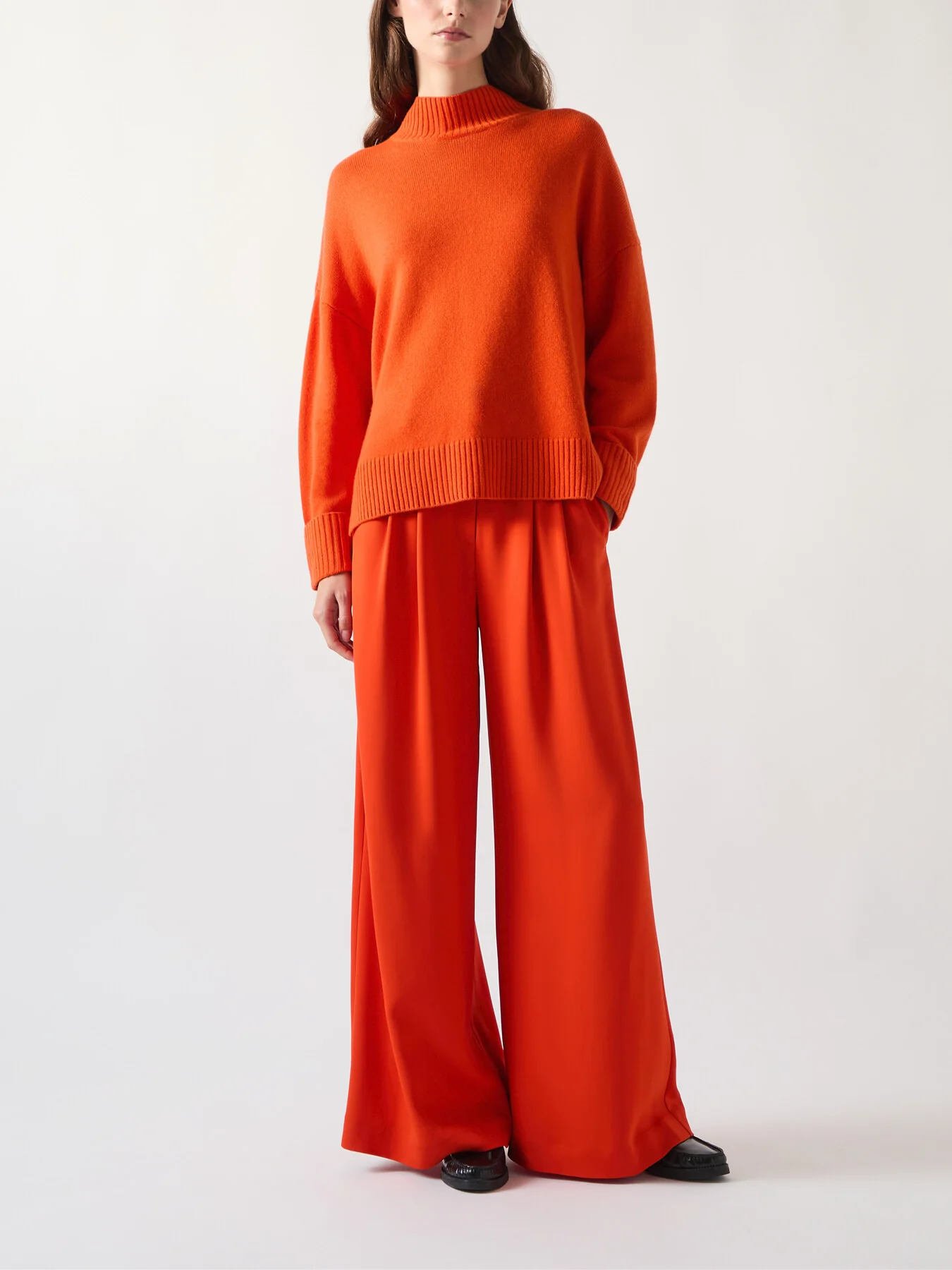 Leigh Knitted Mock Neck Sweater - Image 2