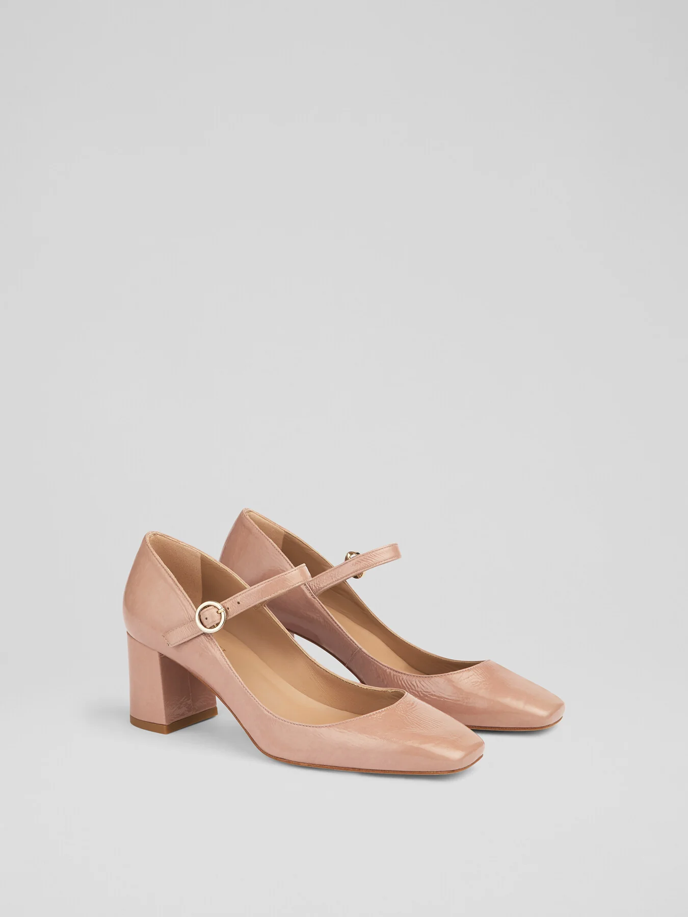 Winter Carnation Mary Jane Block Heel - Image 2