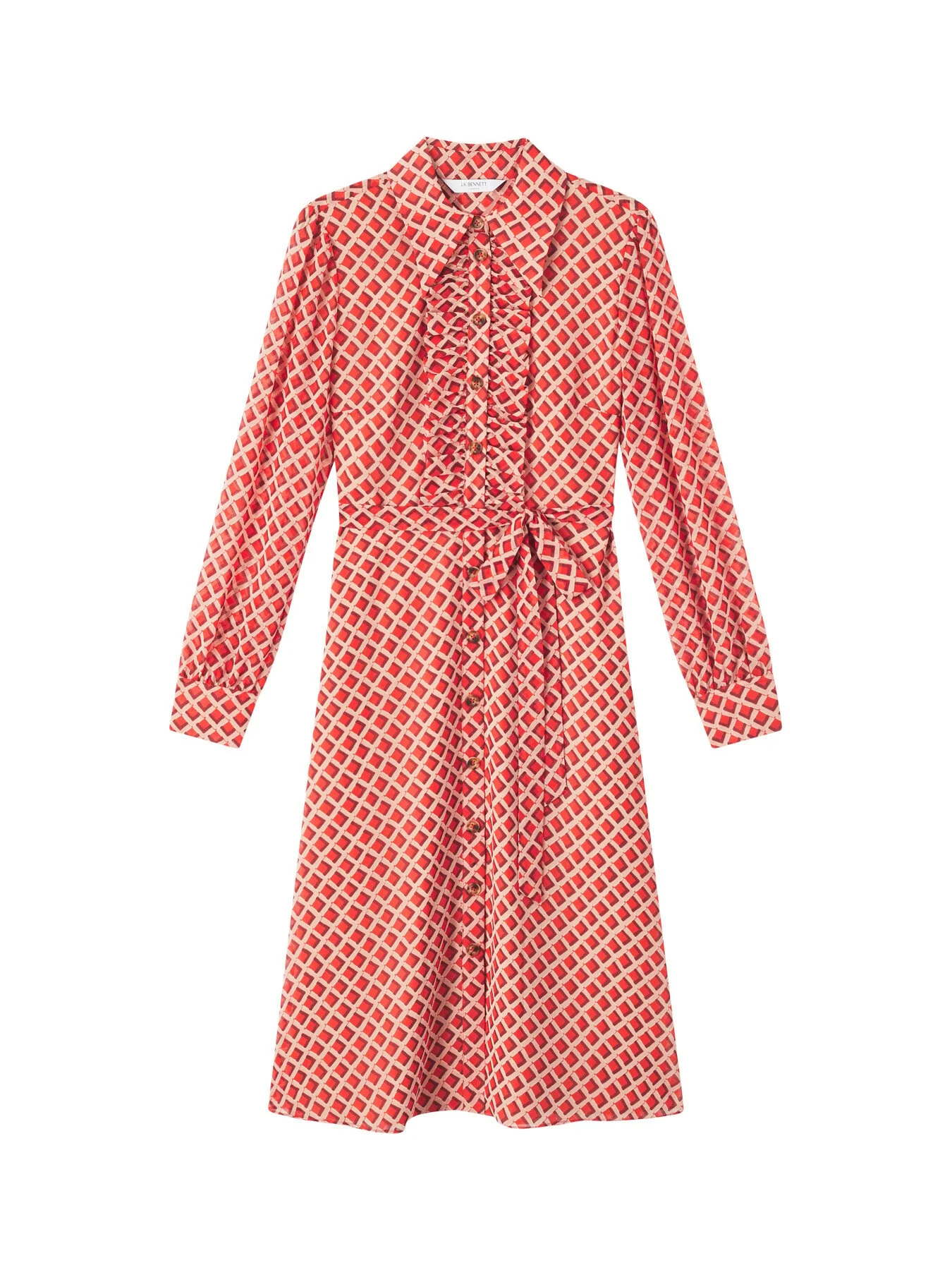 Ensor Graphic Print Shirt Dress