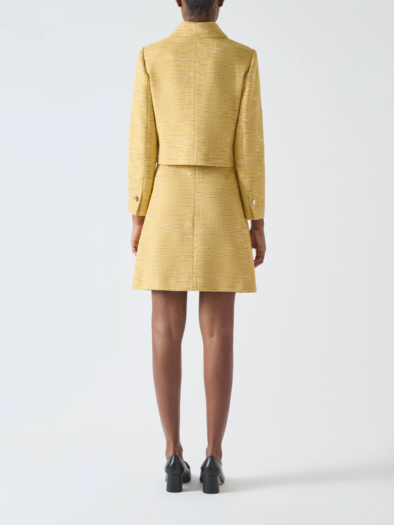 Varley Cotton Blend Tweed Jacket With Pocket D - Image 3