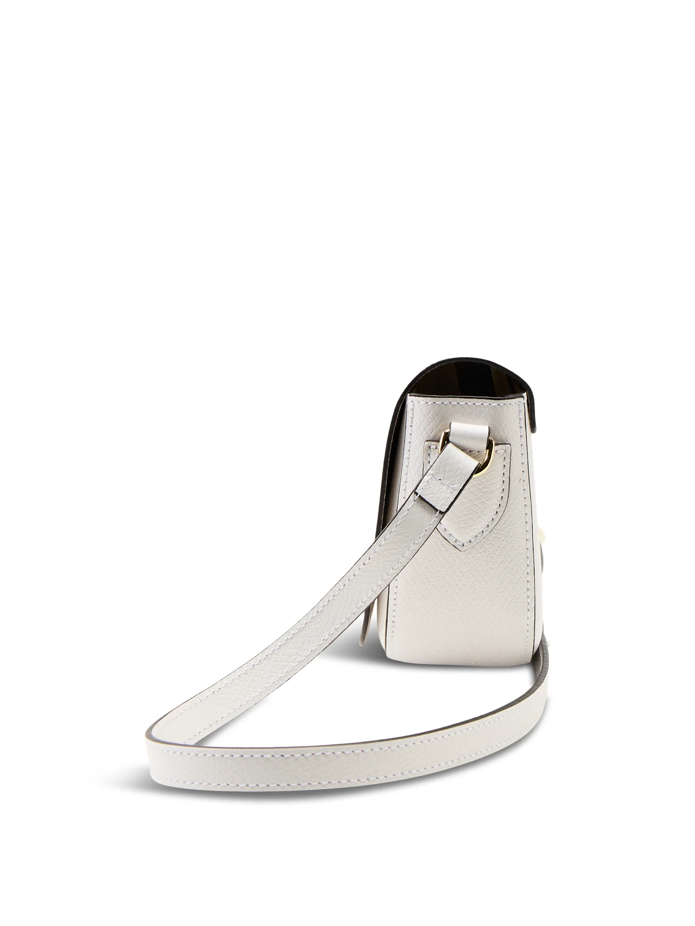 Epure Crossbody Small Bag White Leather - Image 4