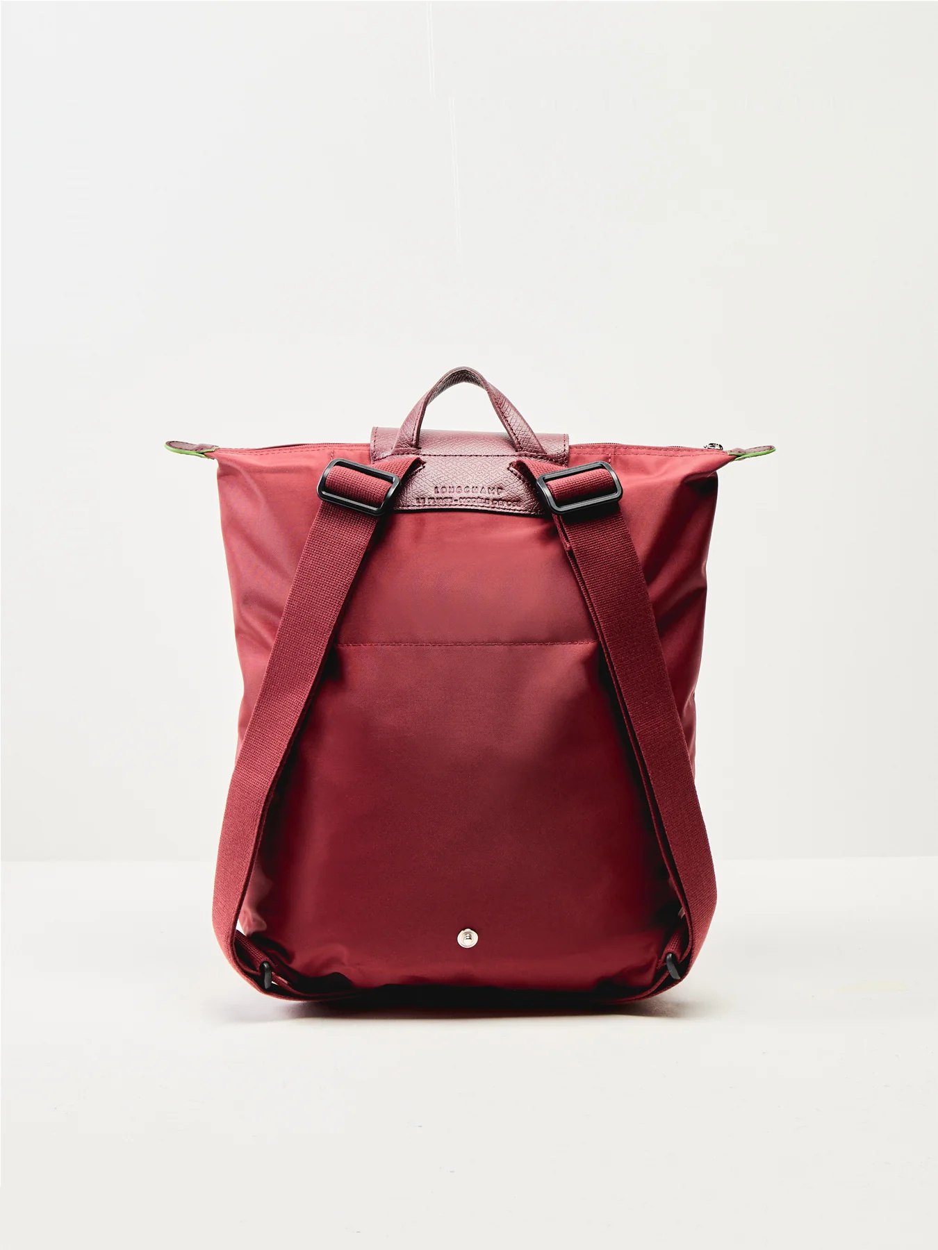 Le Pliage Green Medium Backpack Pomegranate Canvas - Image 3