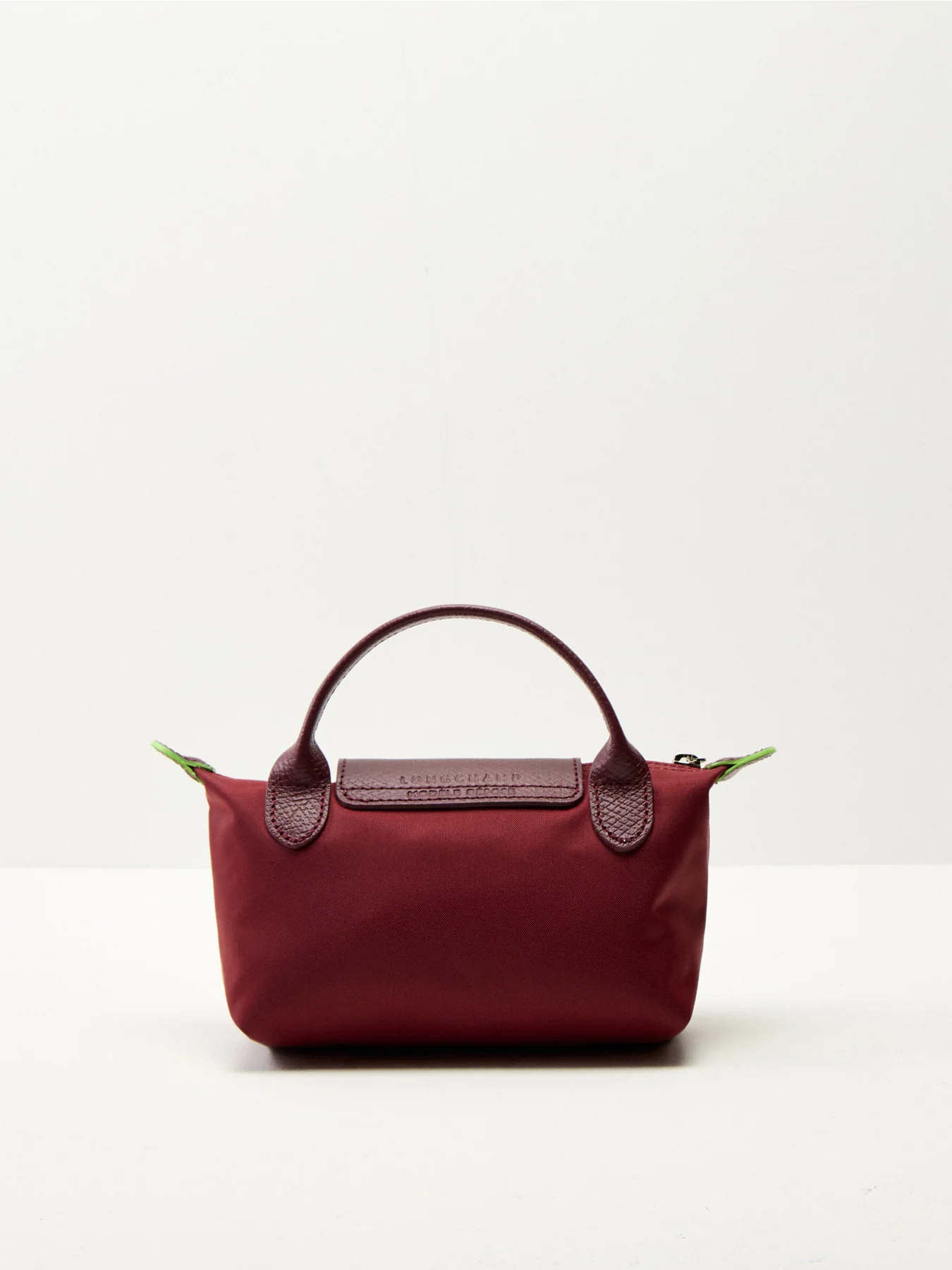 Le Pliage Green Pouch Pomegranate Recycled Canvas - Image 3