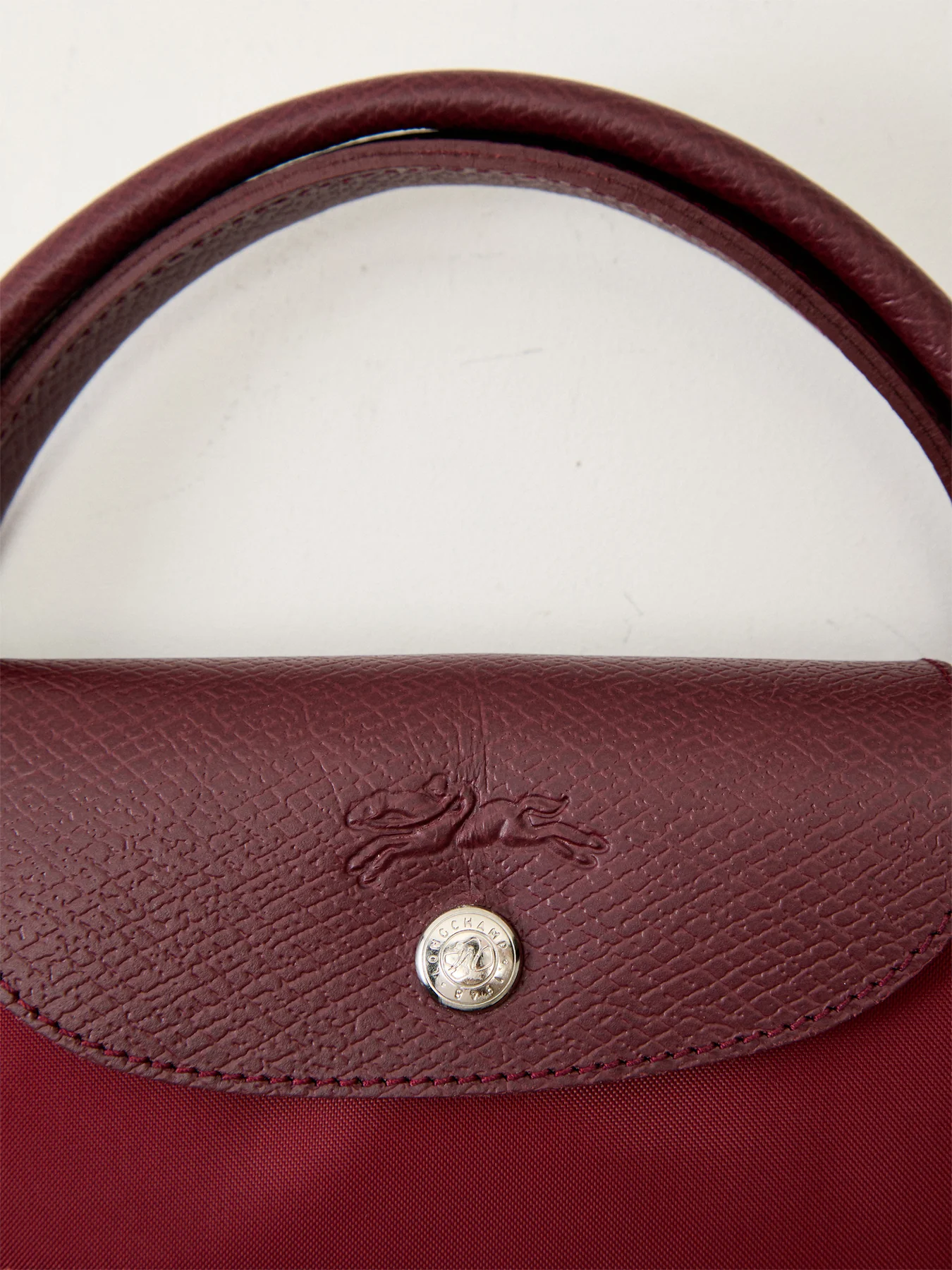 Le Pliage Green Travel Large Bag Pomegranate - Image 5